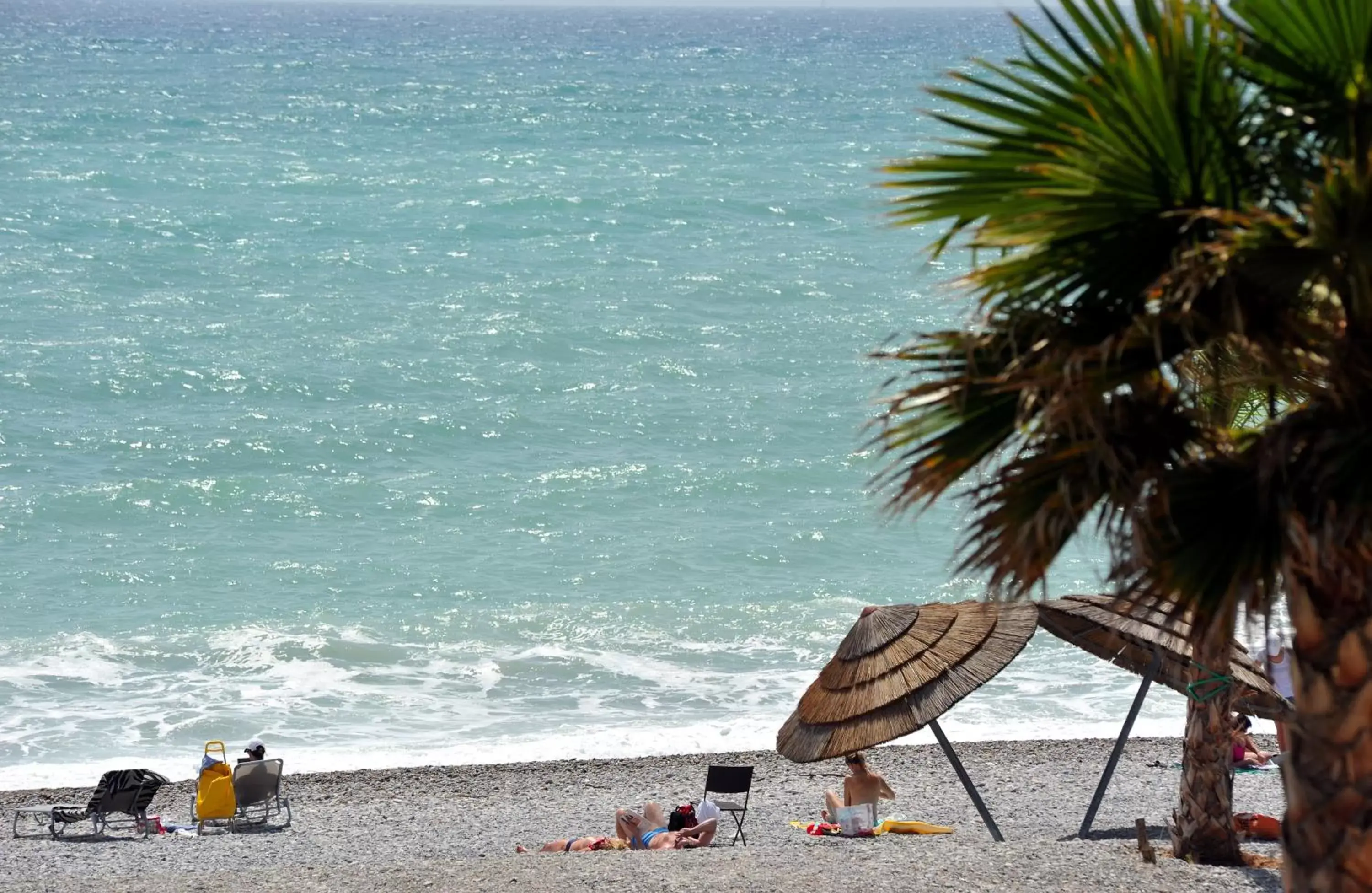 Beach in Mercure Villeneuve Loubet Plage