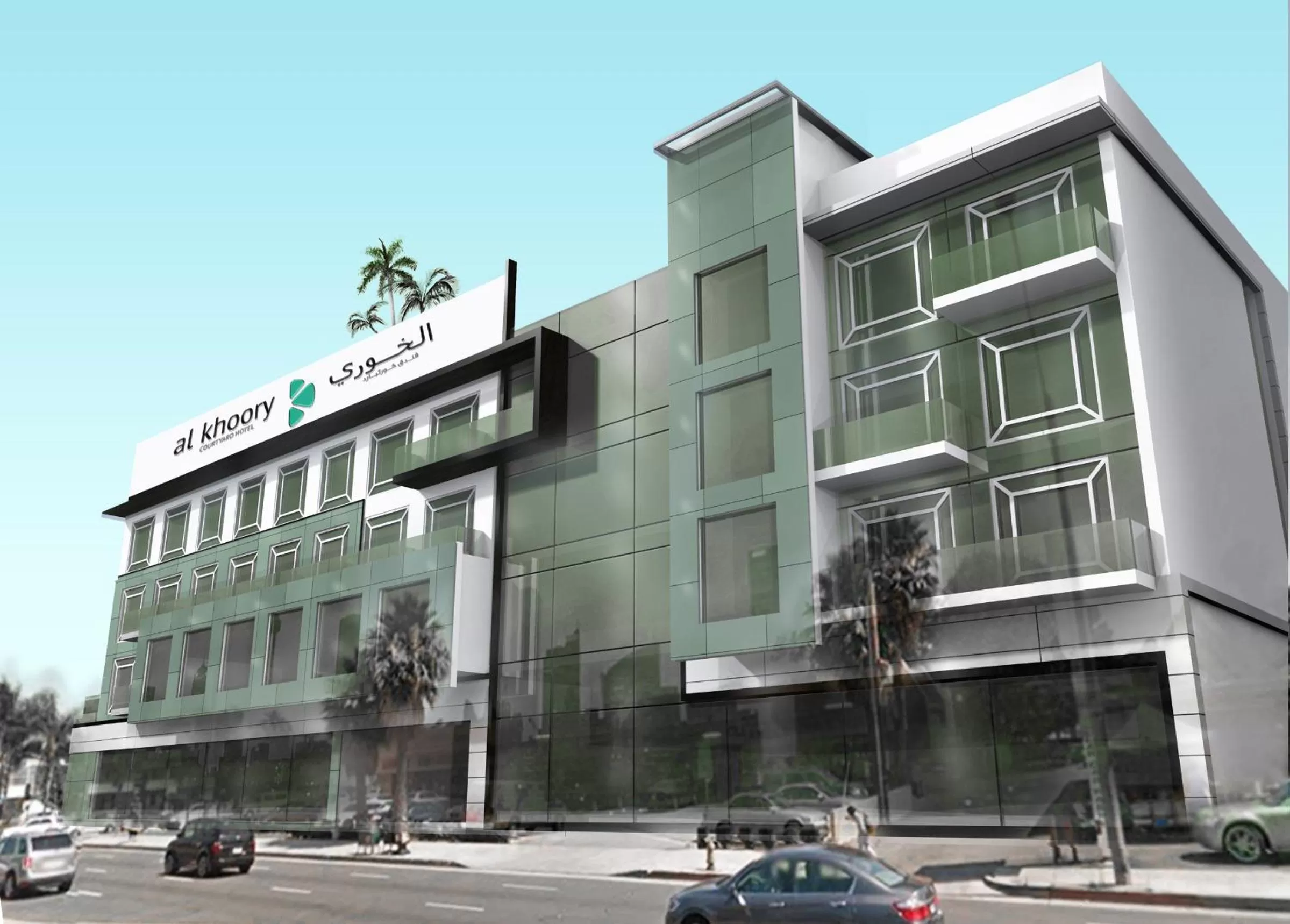Property building in Al Khoory Courtyard Hotel