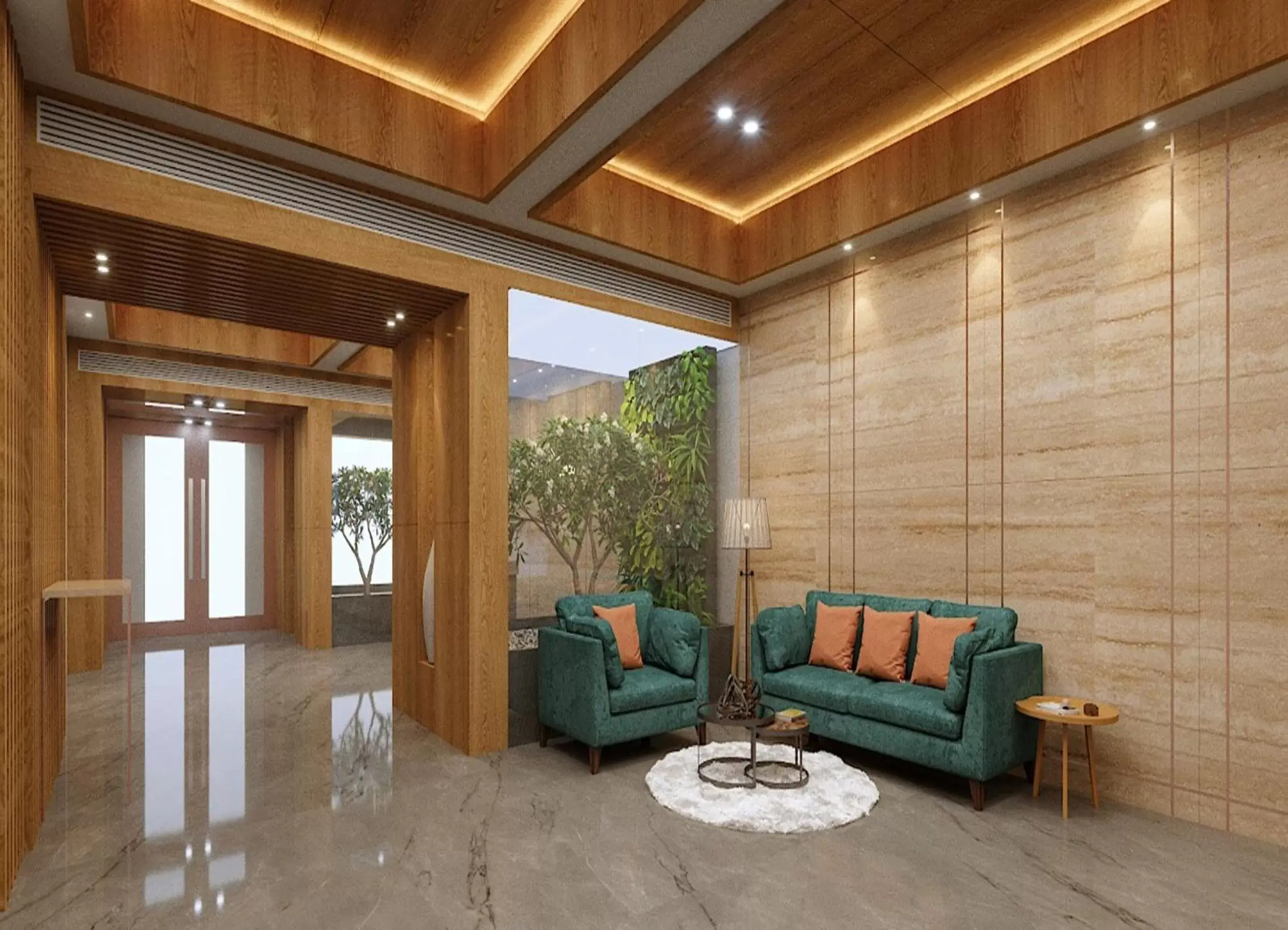 Lobby or reception, Seating Area in Sarovar Portico Morbi