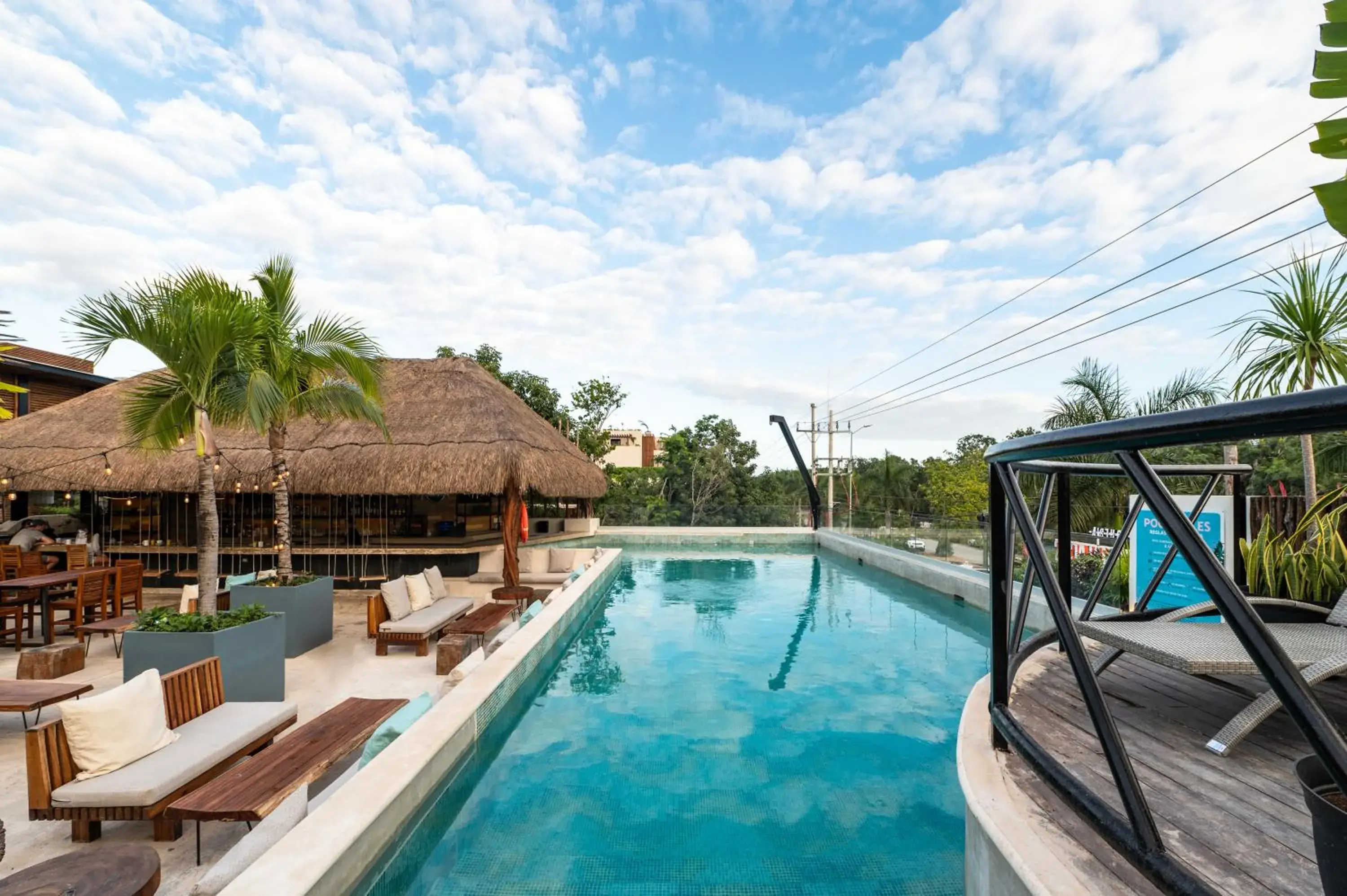 Swimming Pool in Mayan Monkey Tulum