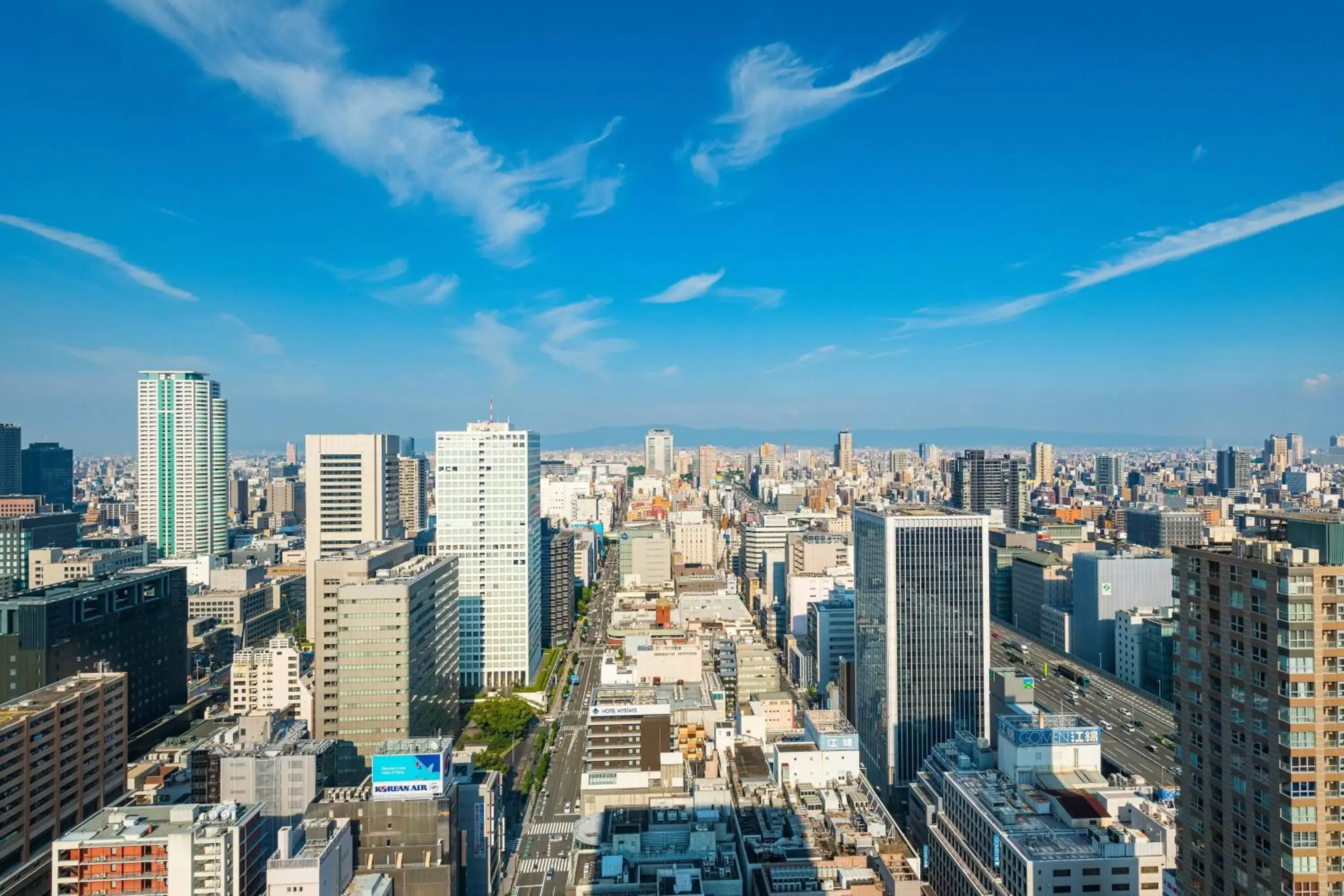 Photo of the whole room, Bird's-eye View in St. Regis Osaka