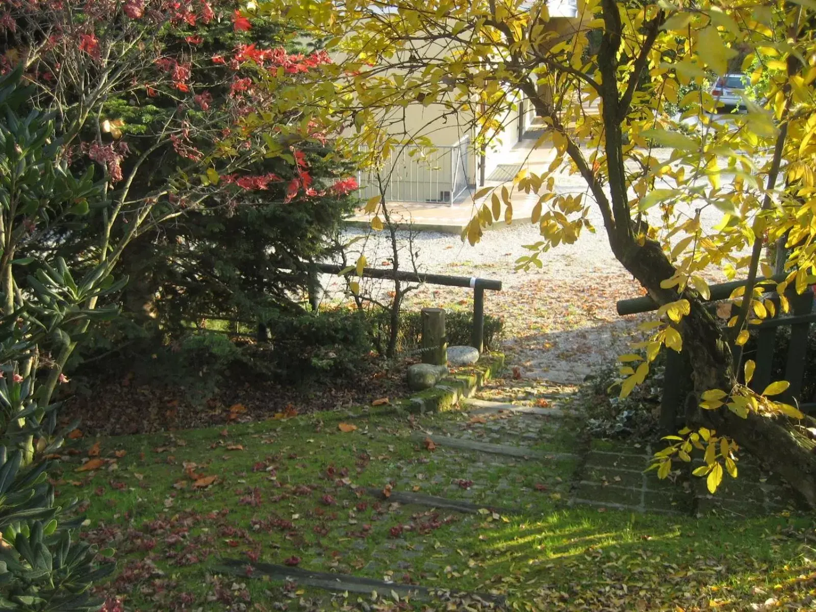 Garden in Hotel Pizzeria Ristorante "Al Leone"