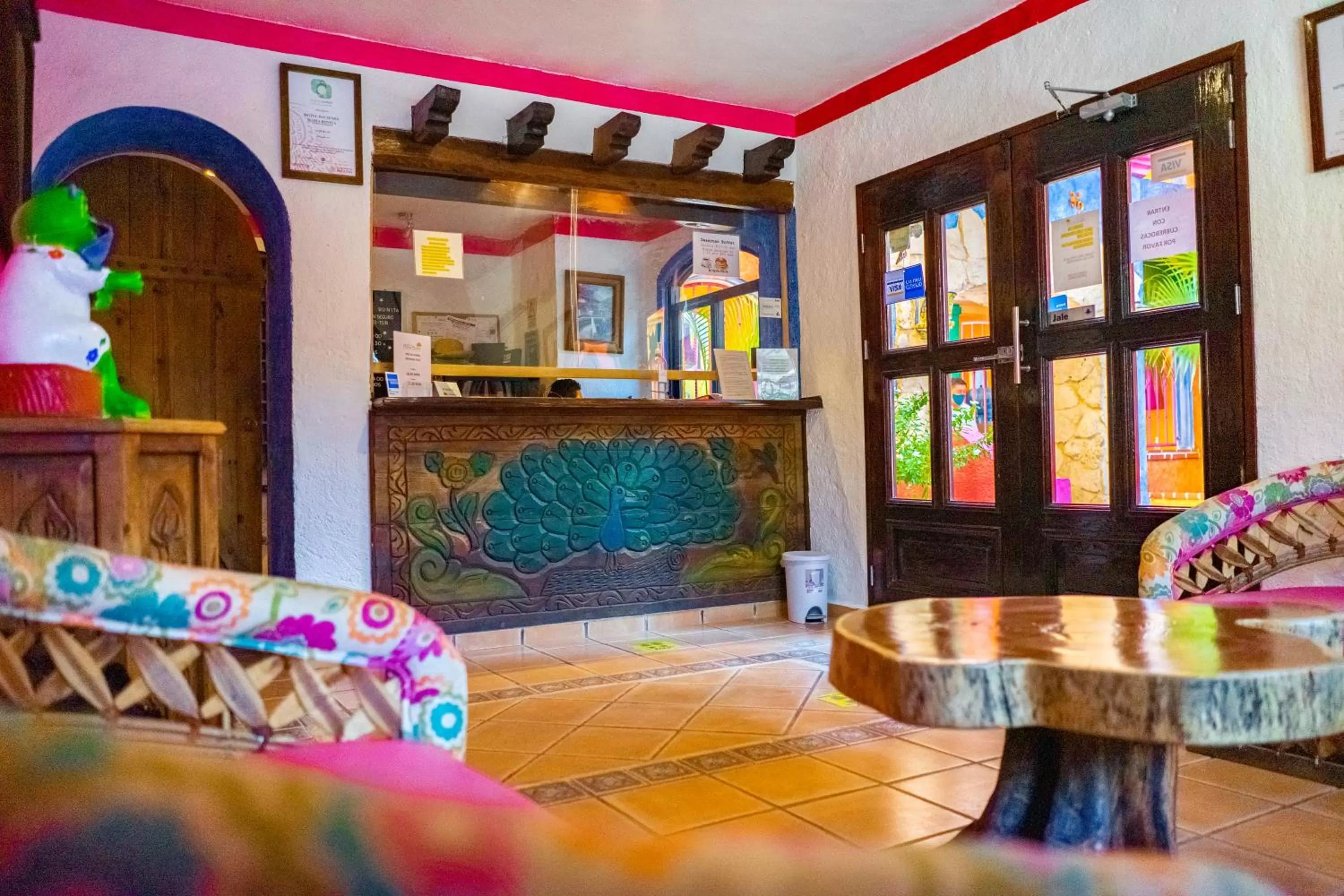 Lobby or reception in Hacienda Maria Bonita Hotel