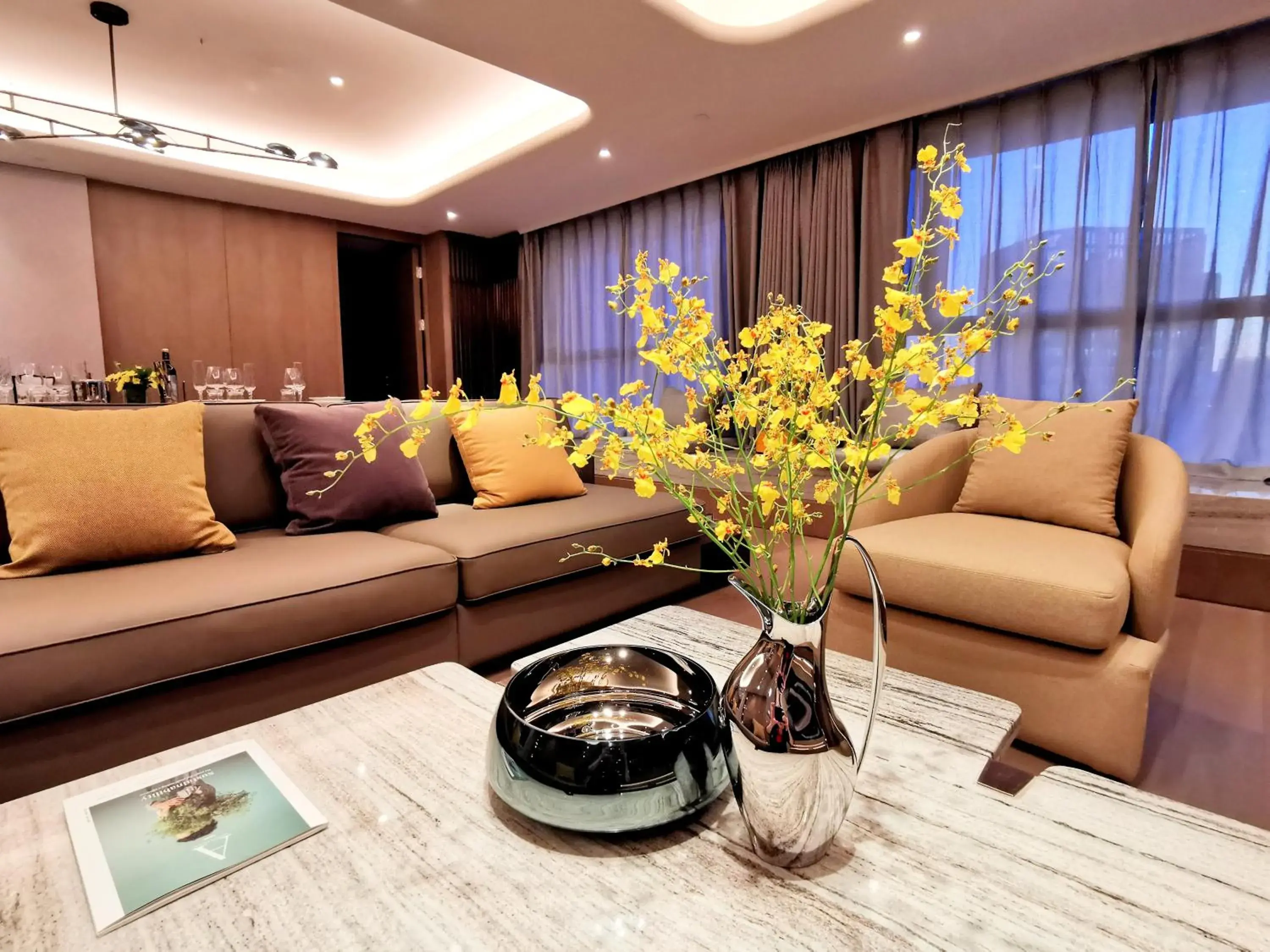 Living room, Seating Area in Somerset Zhongmao Changchun