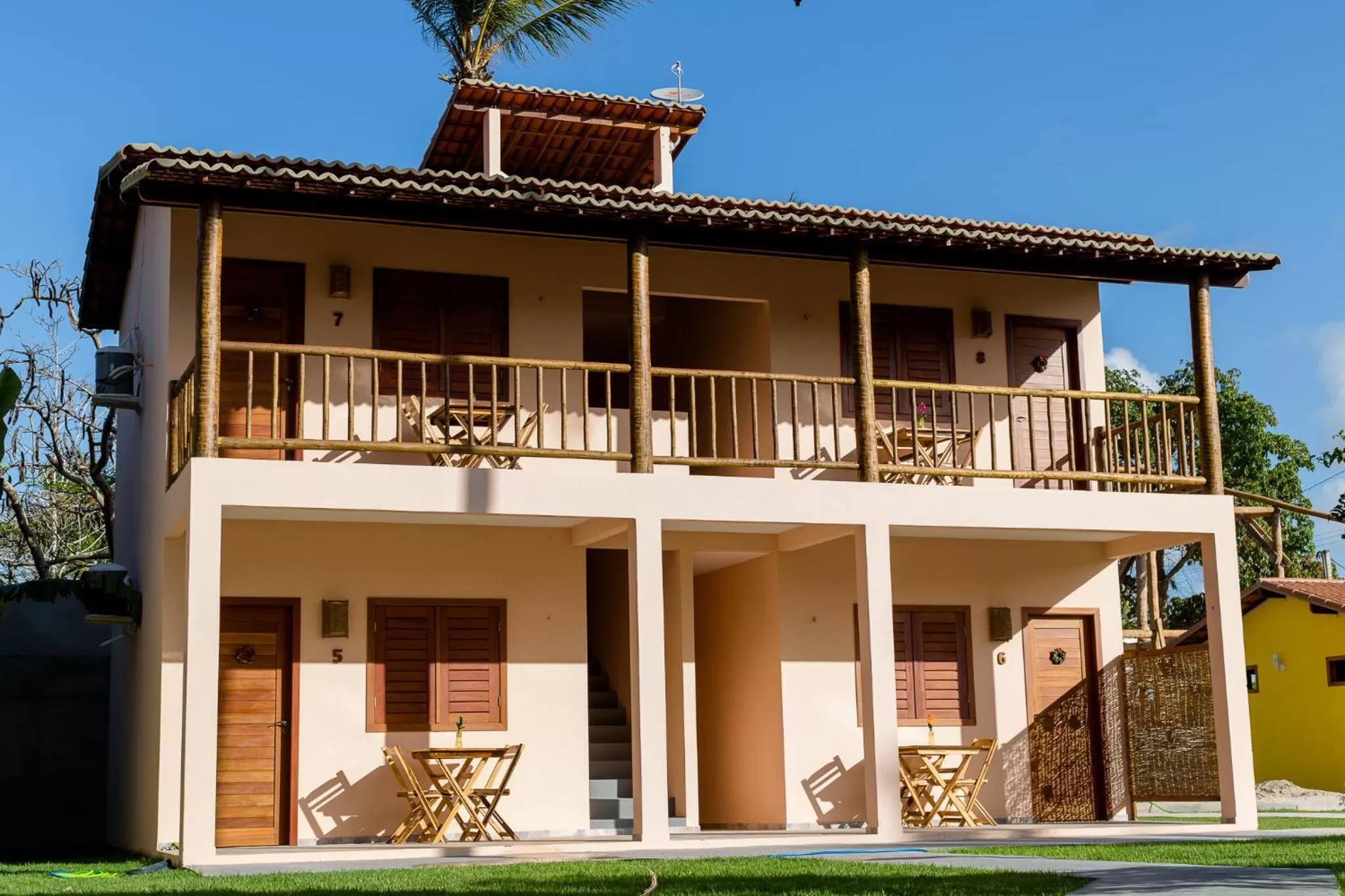 Balcony/Terrace in Pousada Pé na Areia Gostoso