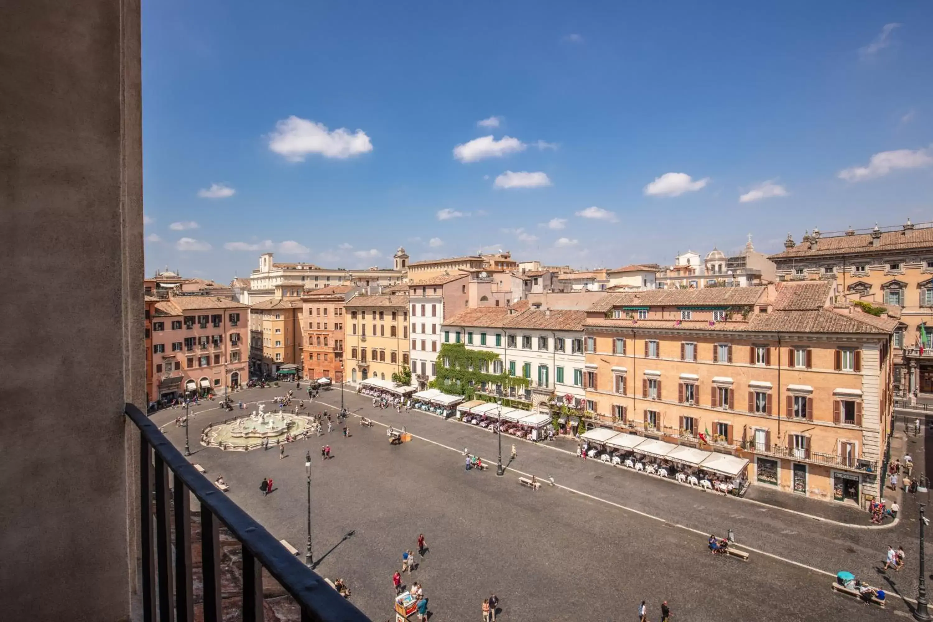 City view in Eitch Borromini Palazzo Pamphilj
