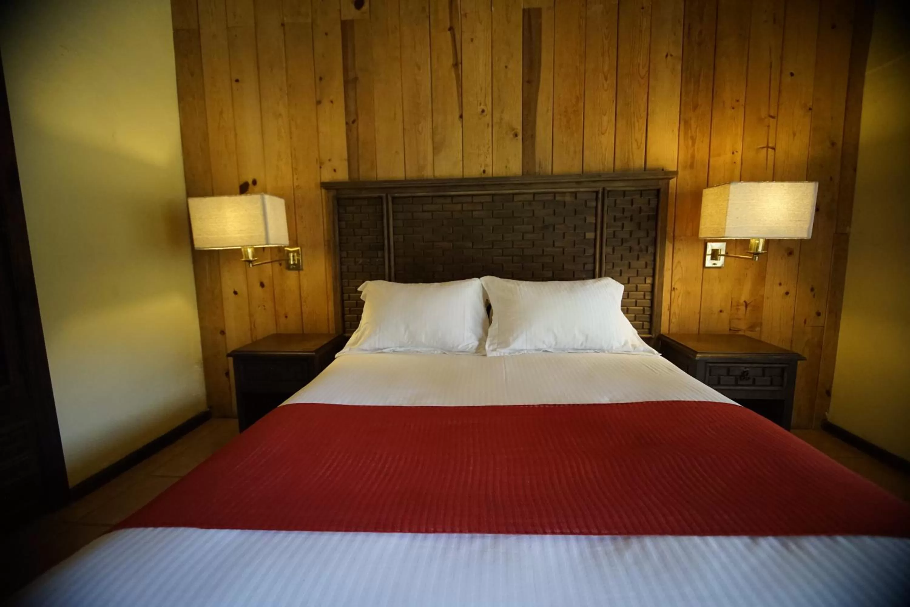 Bed in Cabañas La Cascada