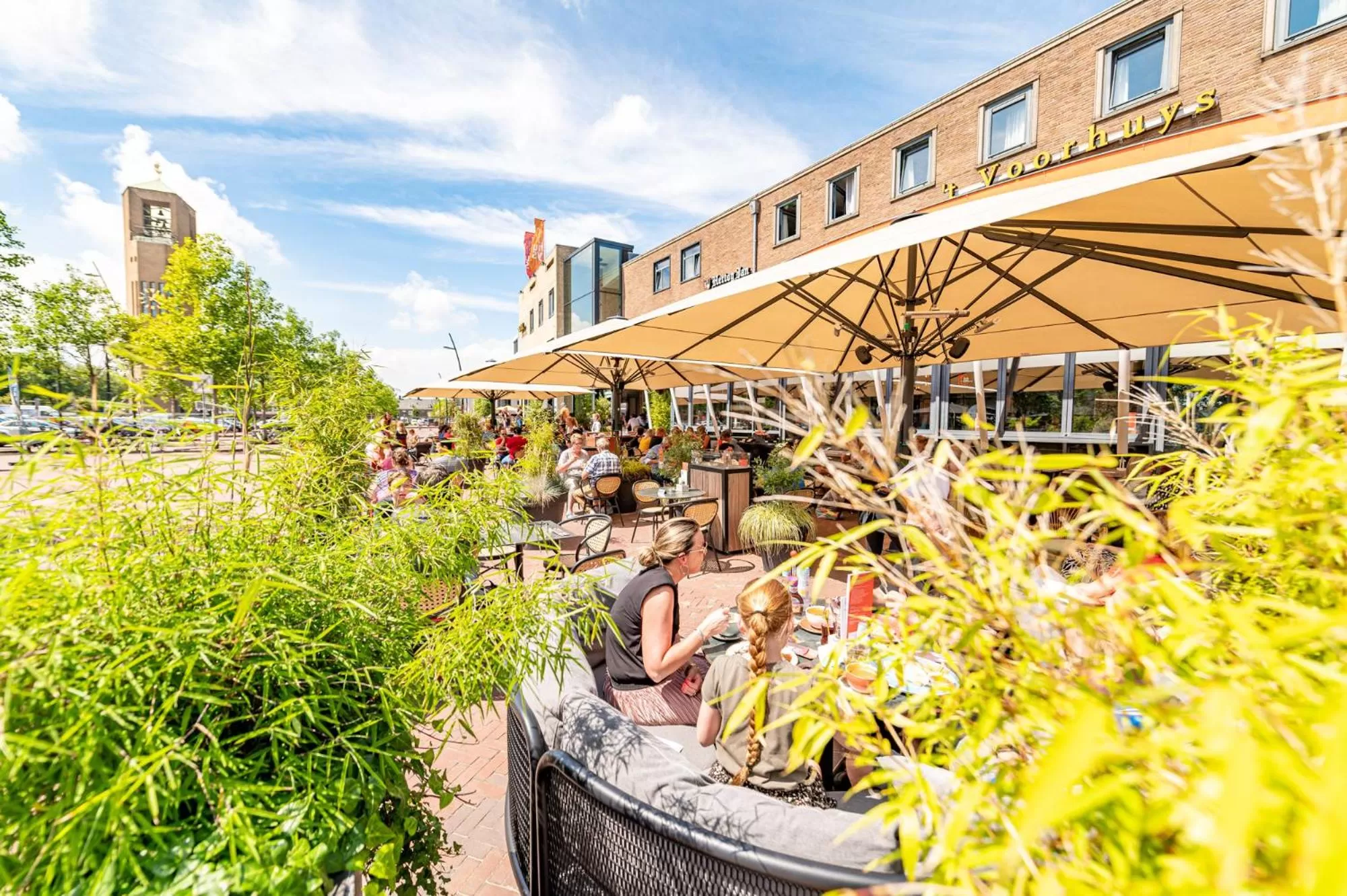 Property building in Hotel Restaurant Grandcafé 't Voorhuys
