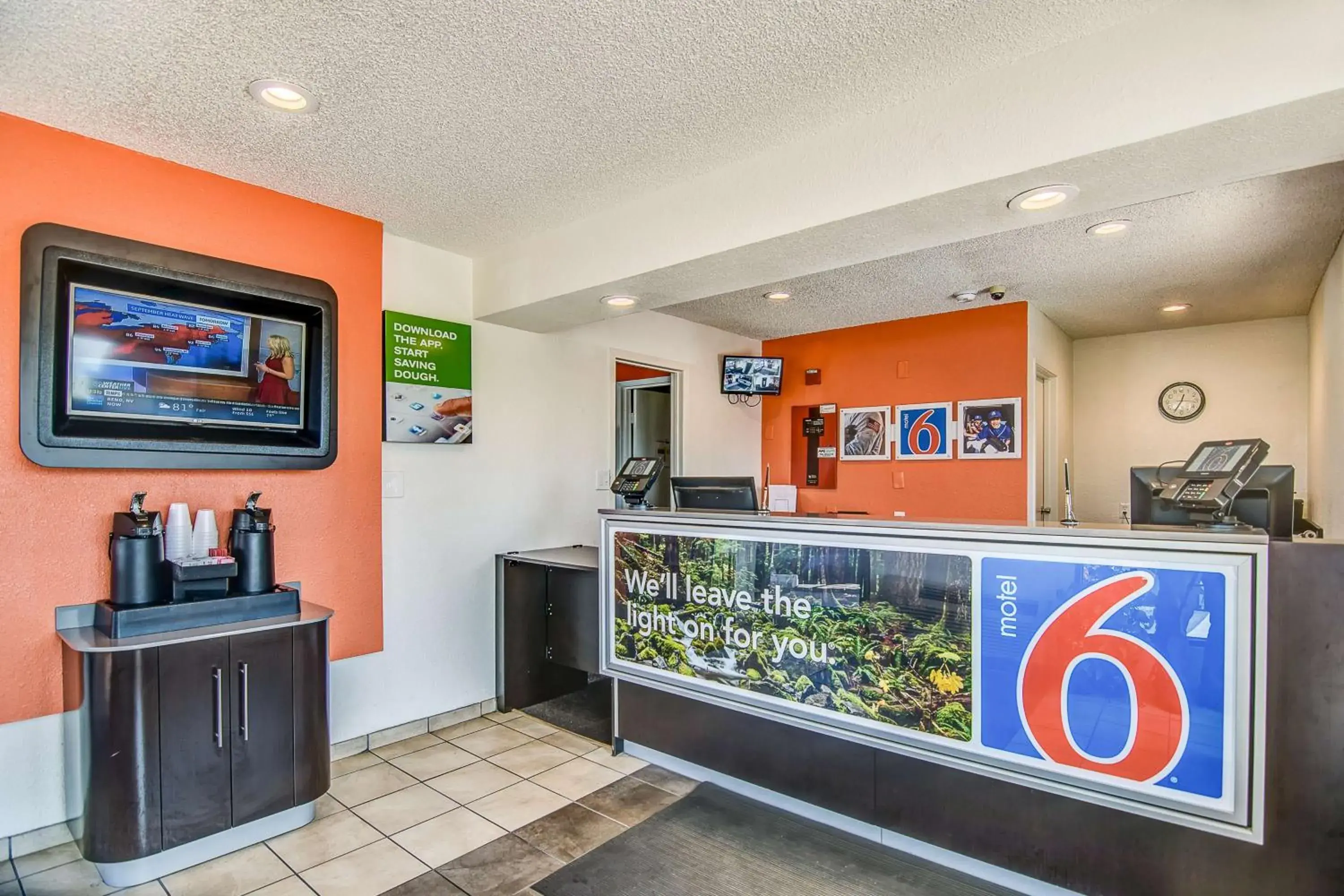Property logo or sign in Motel 6-Stockton, CA - Charter Way West