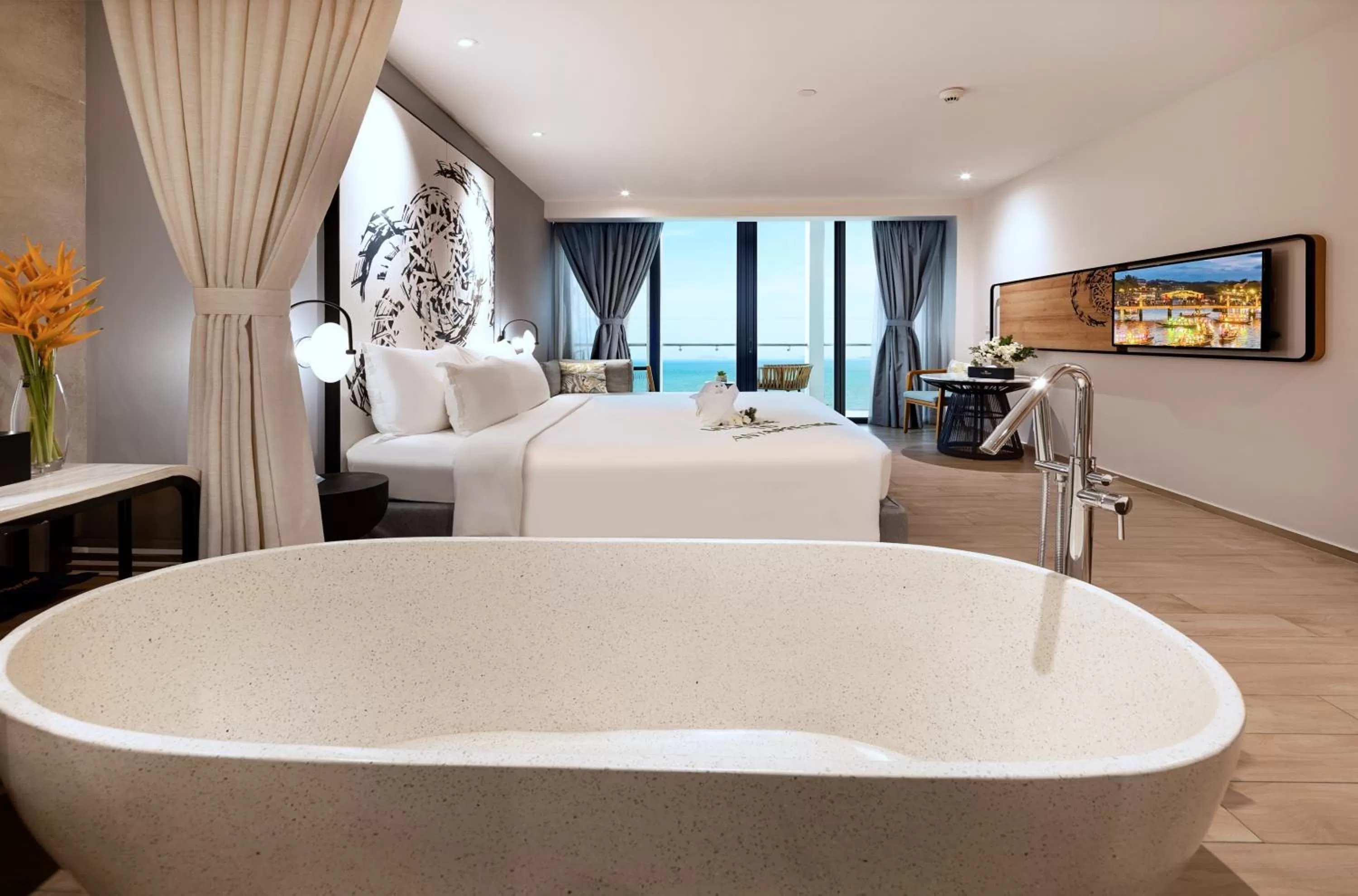 Bedroom, Bed in Anya Premier Beachfront Hotel Quy Nhon