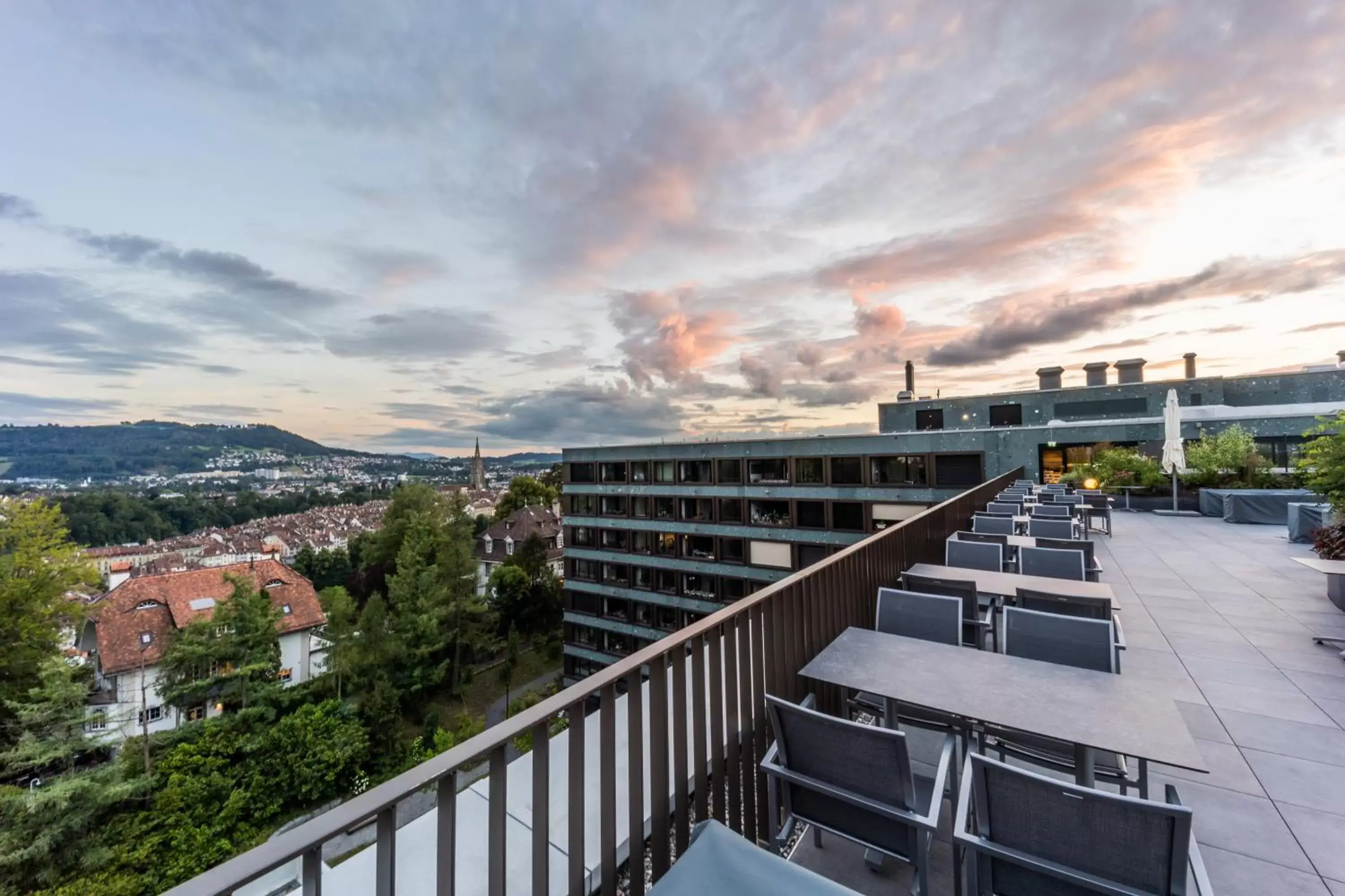 Balcony/Terrace in prizeotel Bern-City