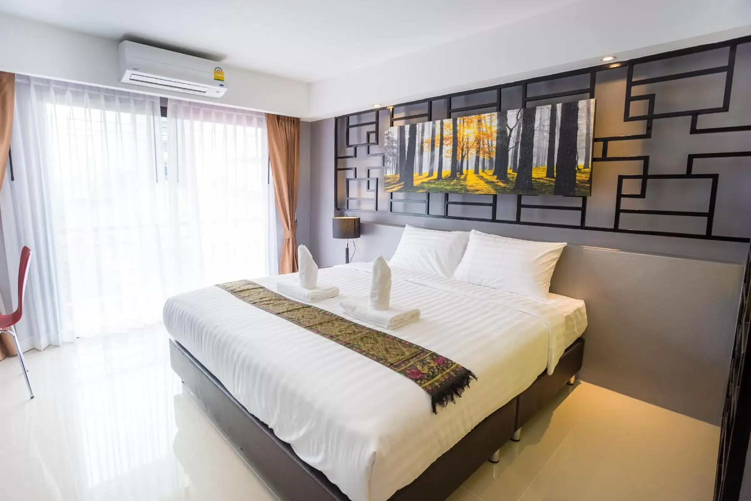 Bed in PP@Hotel Rangsit
