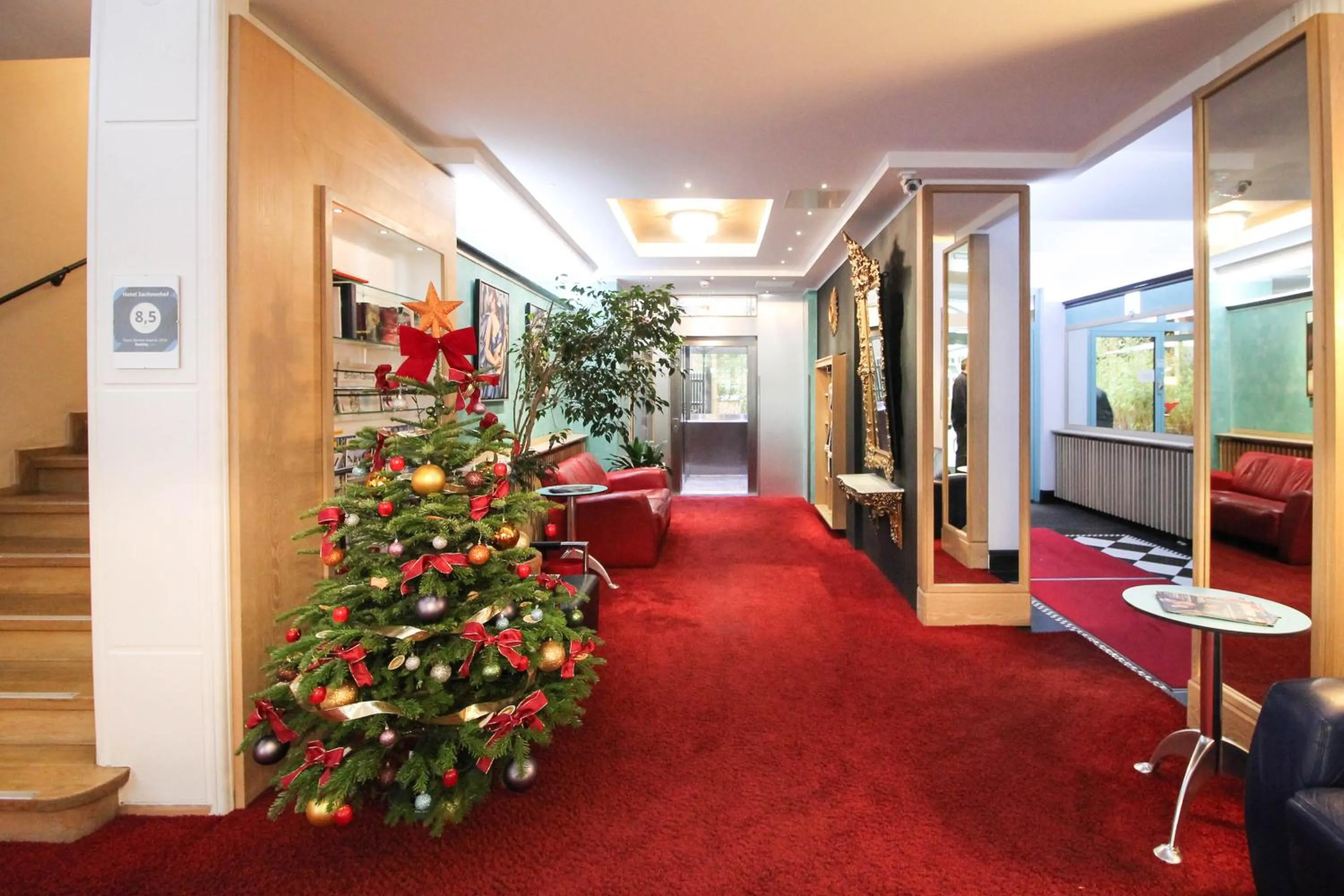 Lobby or reception in Hotel Sachsenhof