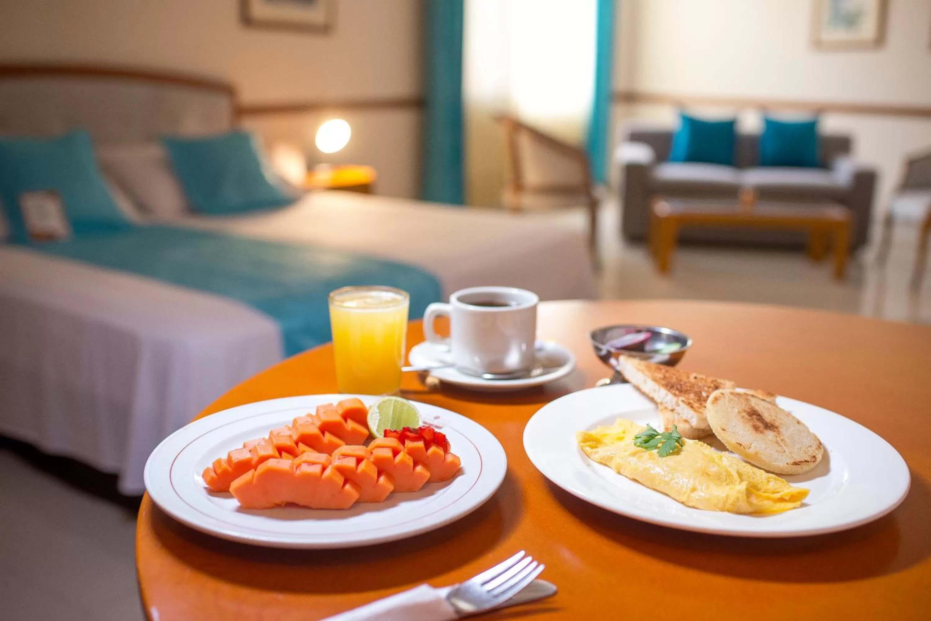 Food close-up, Bed in Hotel Principe