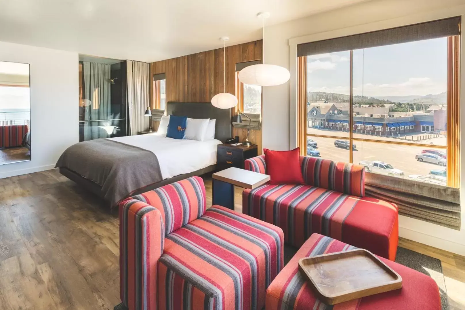 Bed in Headlands Coastal Lodge & Spa Bed in Headlands Coastal Lodge & Spa