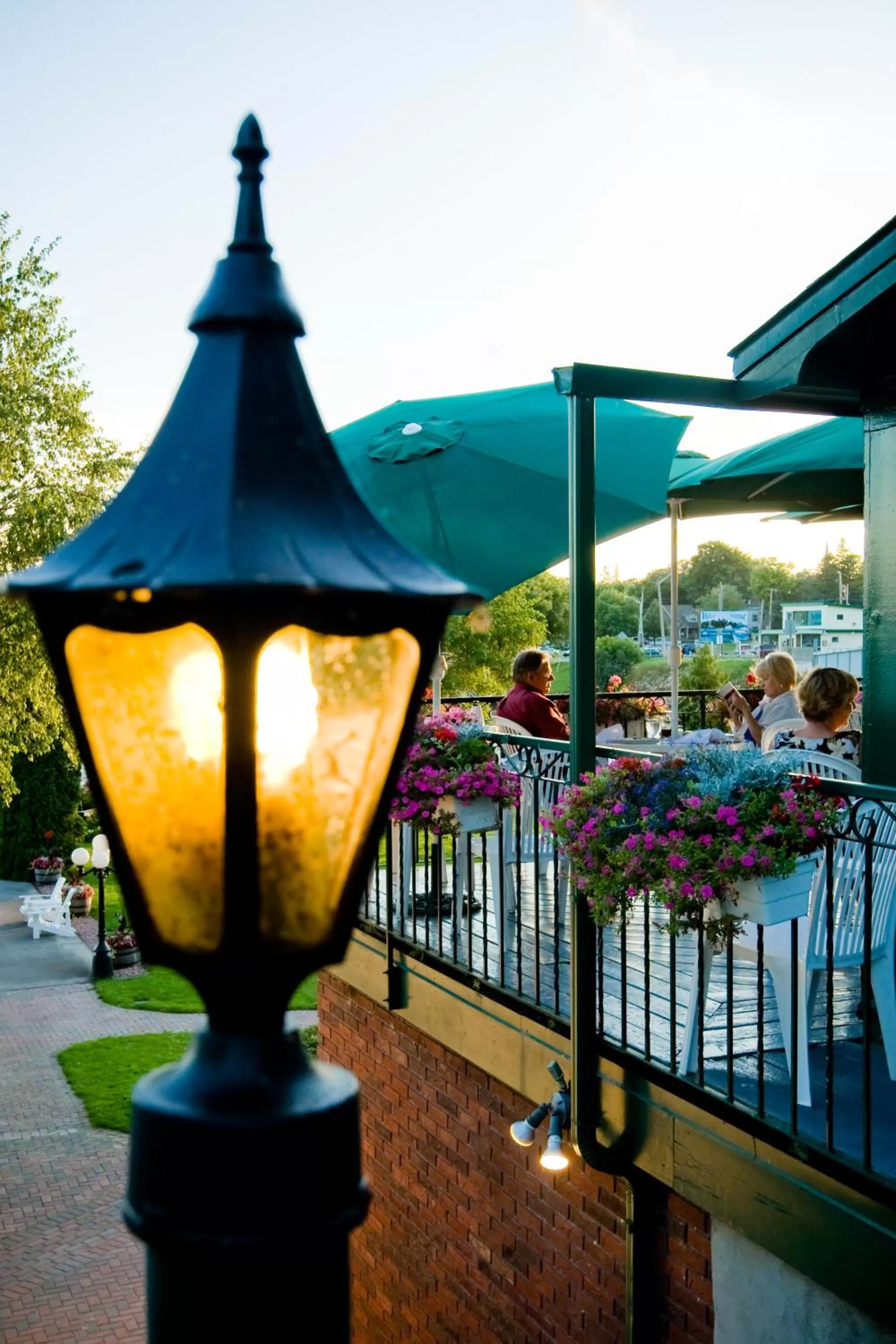 Patio in The Gananoque Inn