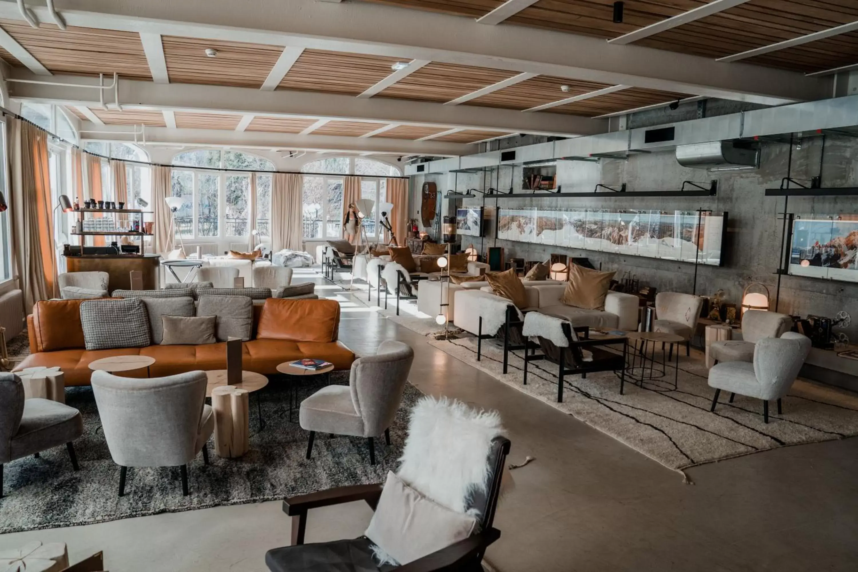 Lounge or bar, Lounge/Bar in La Folie Douce Hotels Chamonix