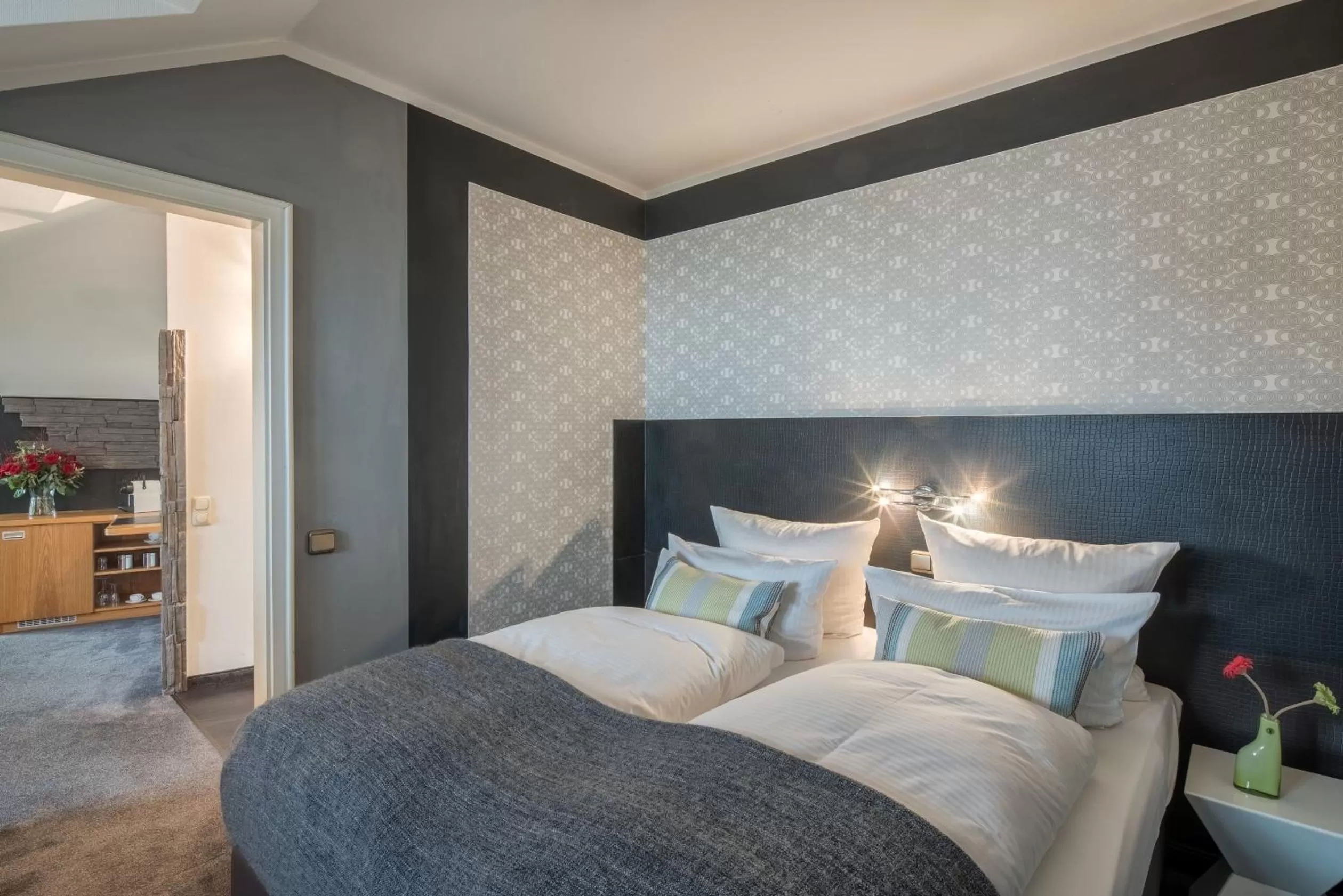 Decorative detail, Bed in Hotel Residenz Waldkrone Kühlungsborn