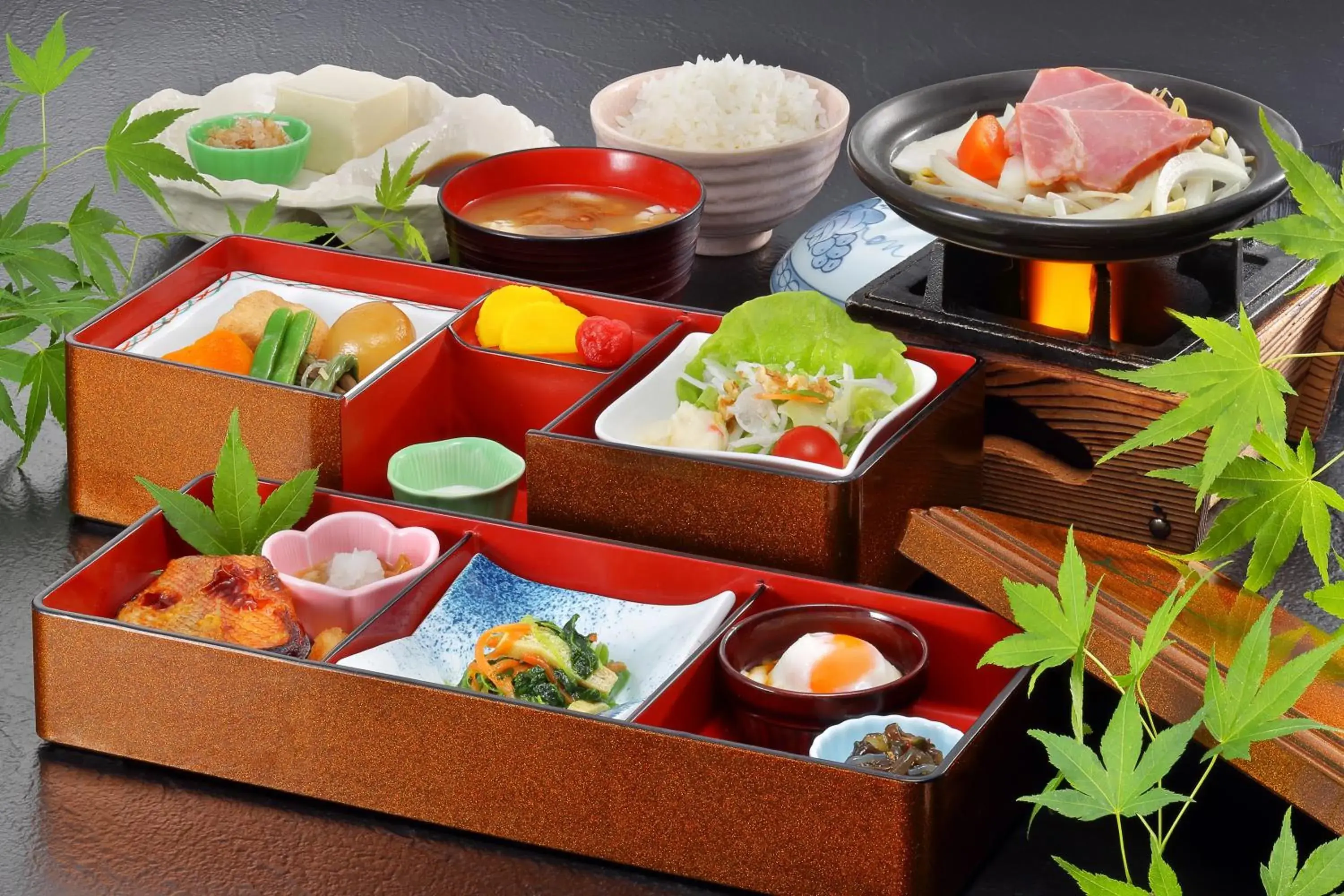 Food close-up in Oomiya Ryokan