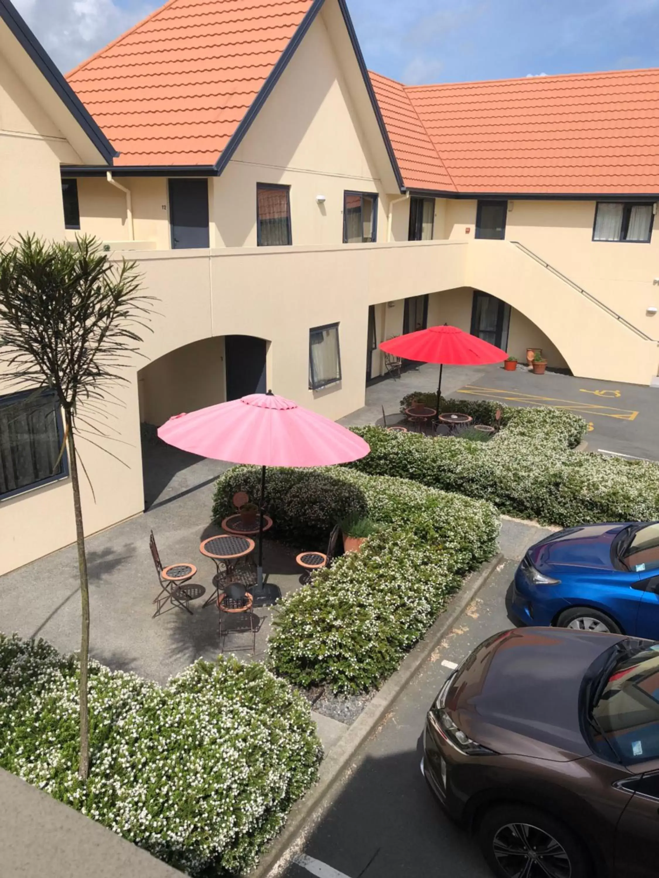 Balcony/Terrace, Property Building in Bella Vista Motel Ashburton