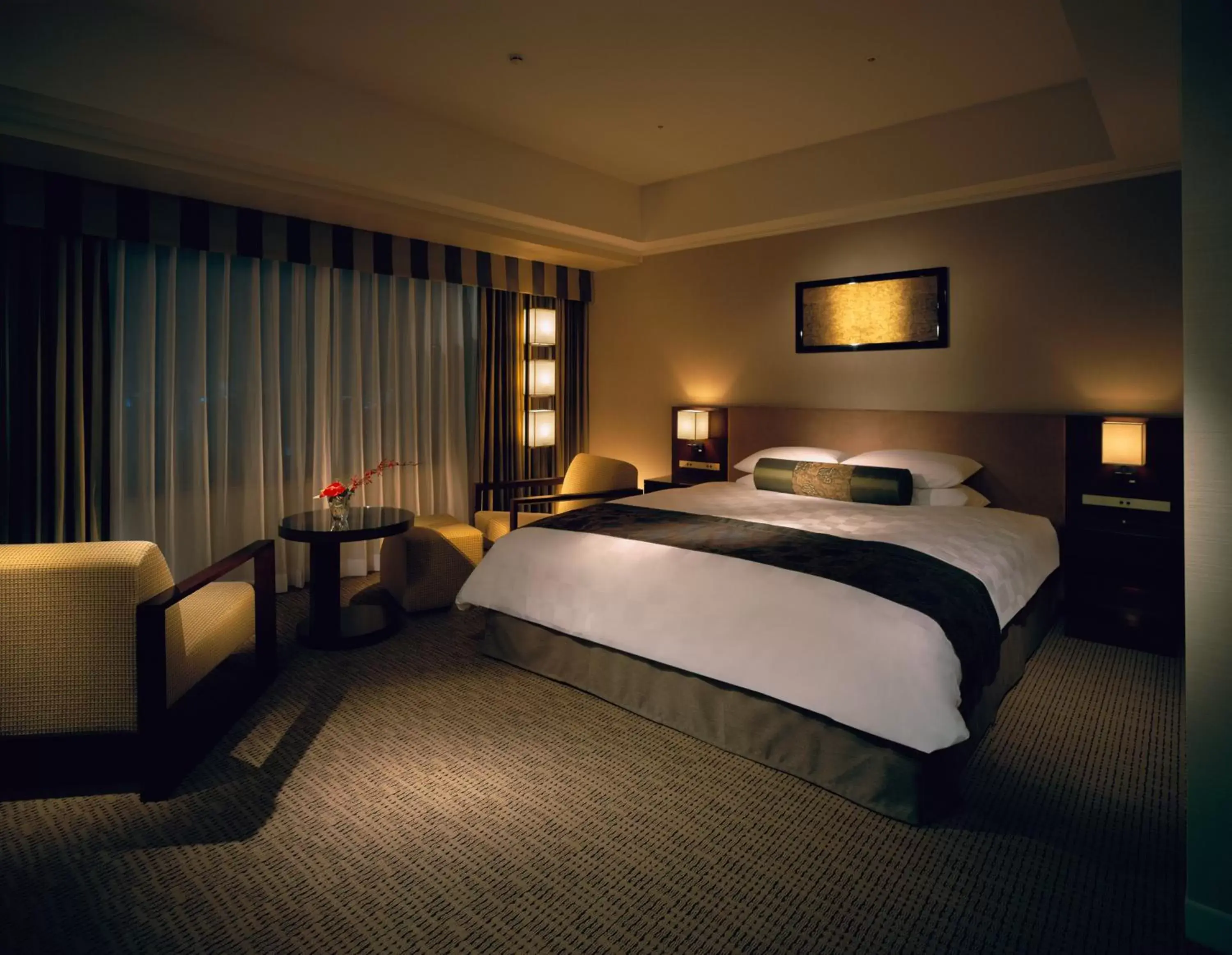 Photo of the whole room, Bed in Hotel Okura Kyoto