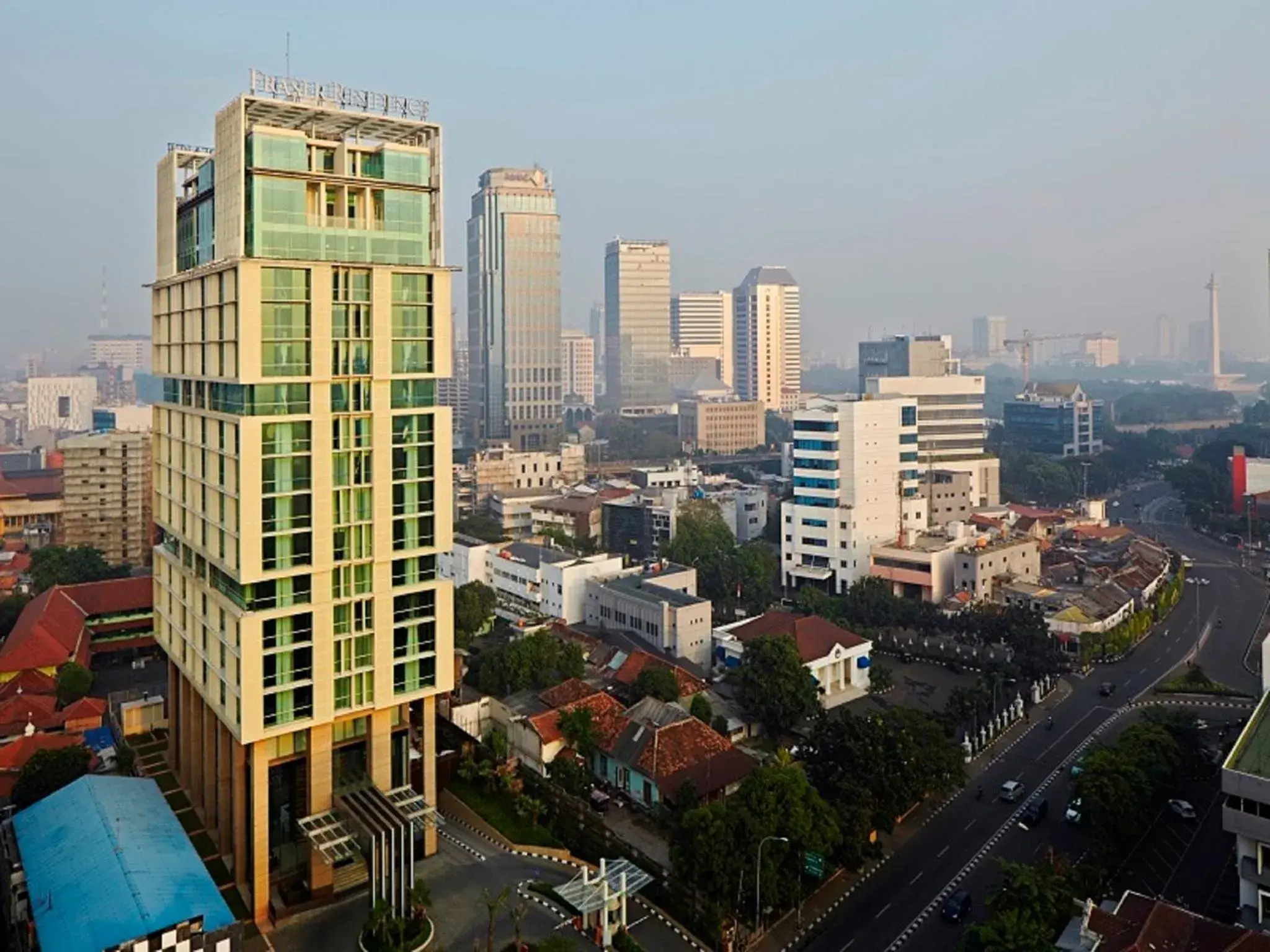 Facade/entrance in Fraser Residence Menteng Jakarta