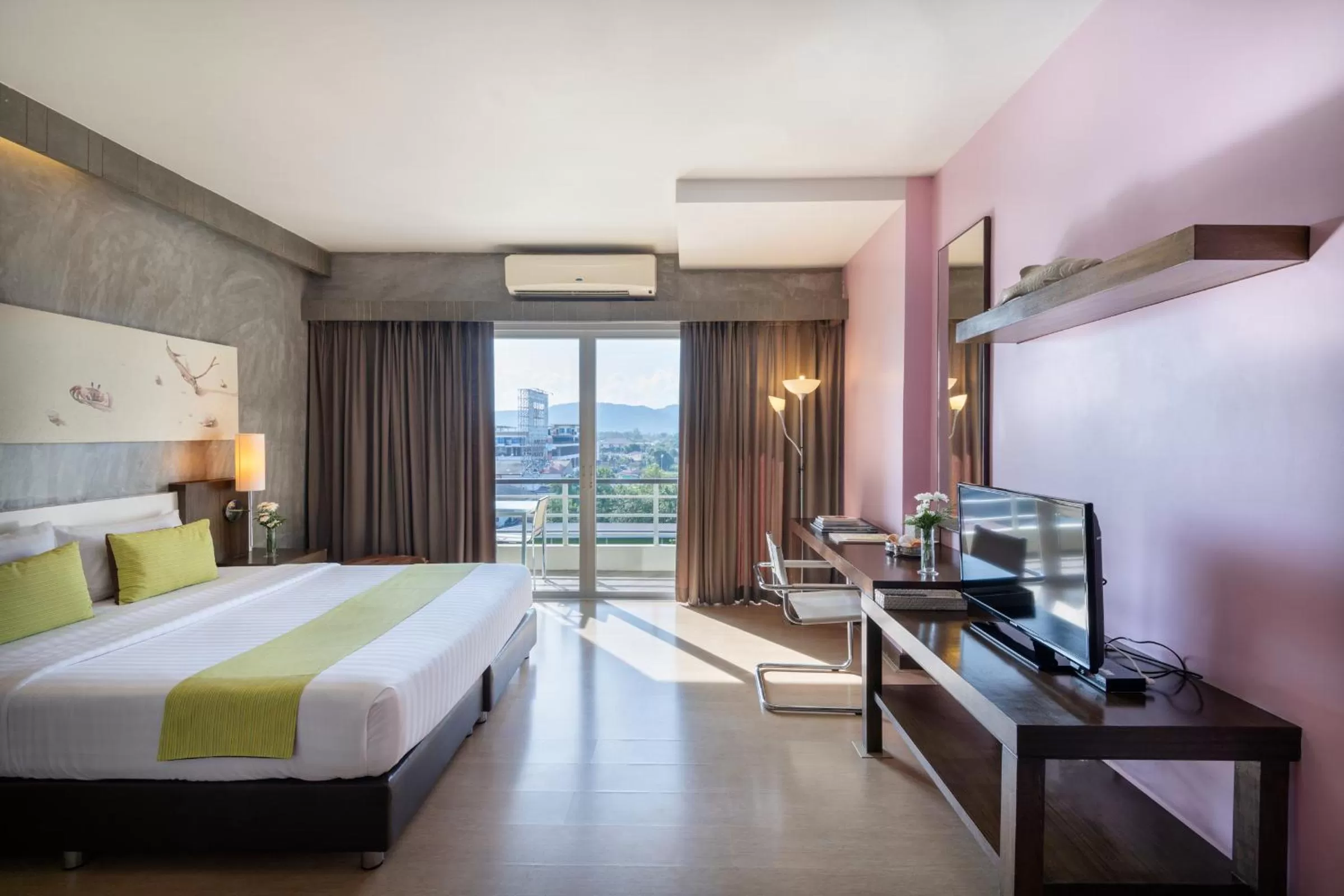 Bed in Silathip Huahin Serviced Apartment & Hotel