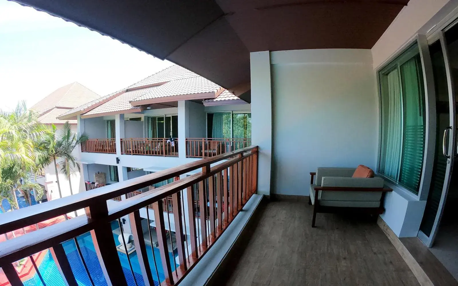 View (from property/room), Balcony/Terrace in Lanta Sand Resort & Spa