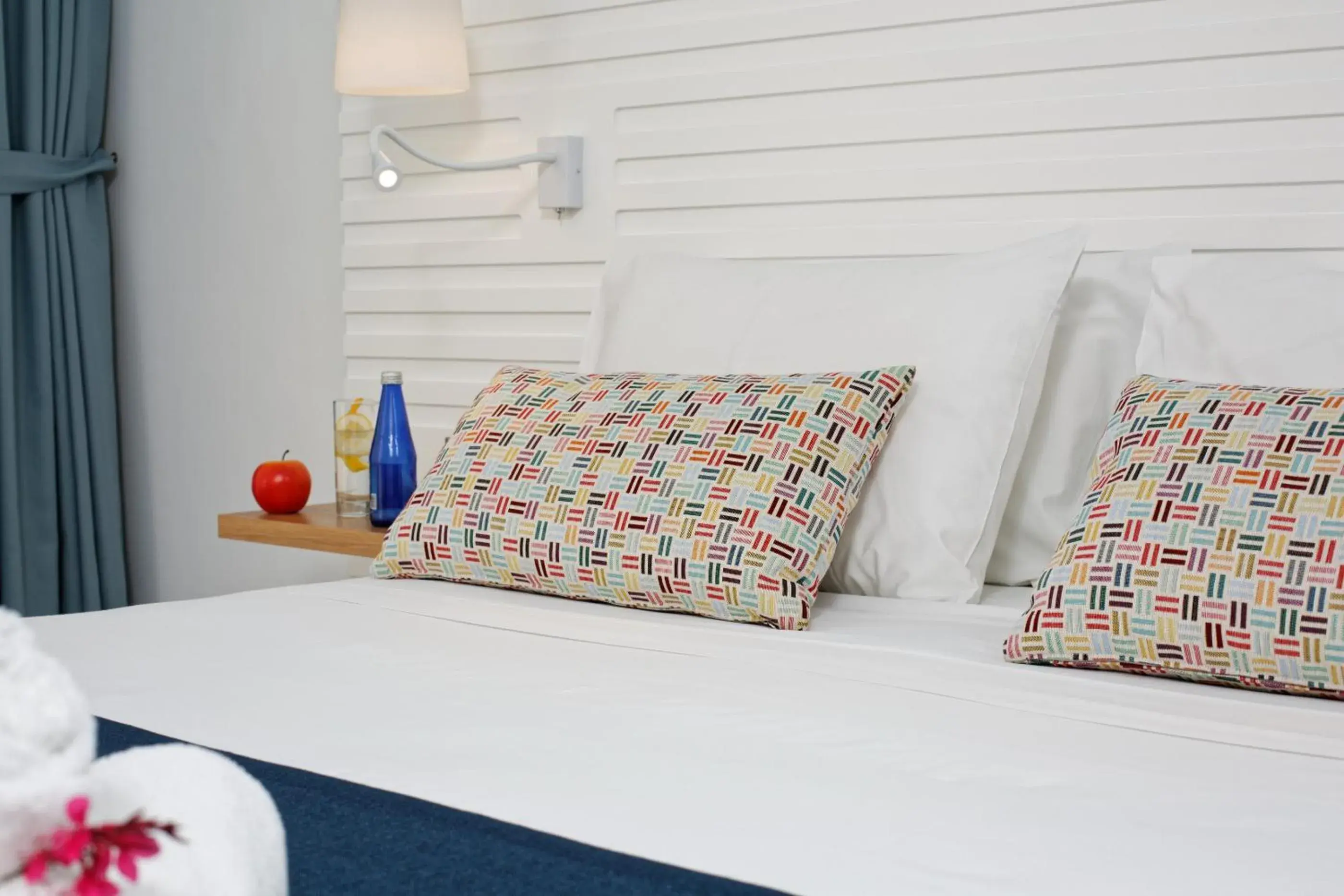 Bed in Archipelagos Hotel