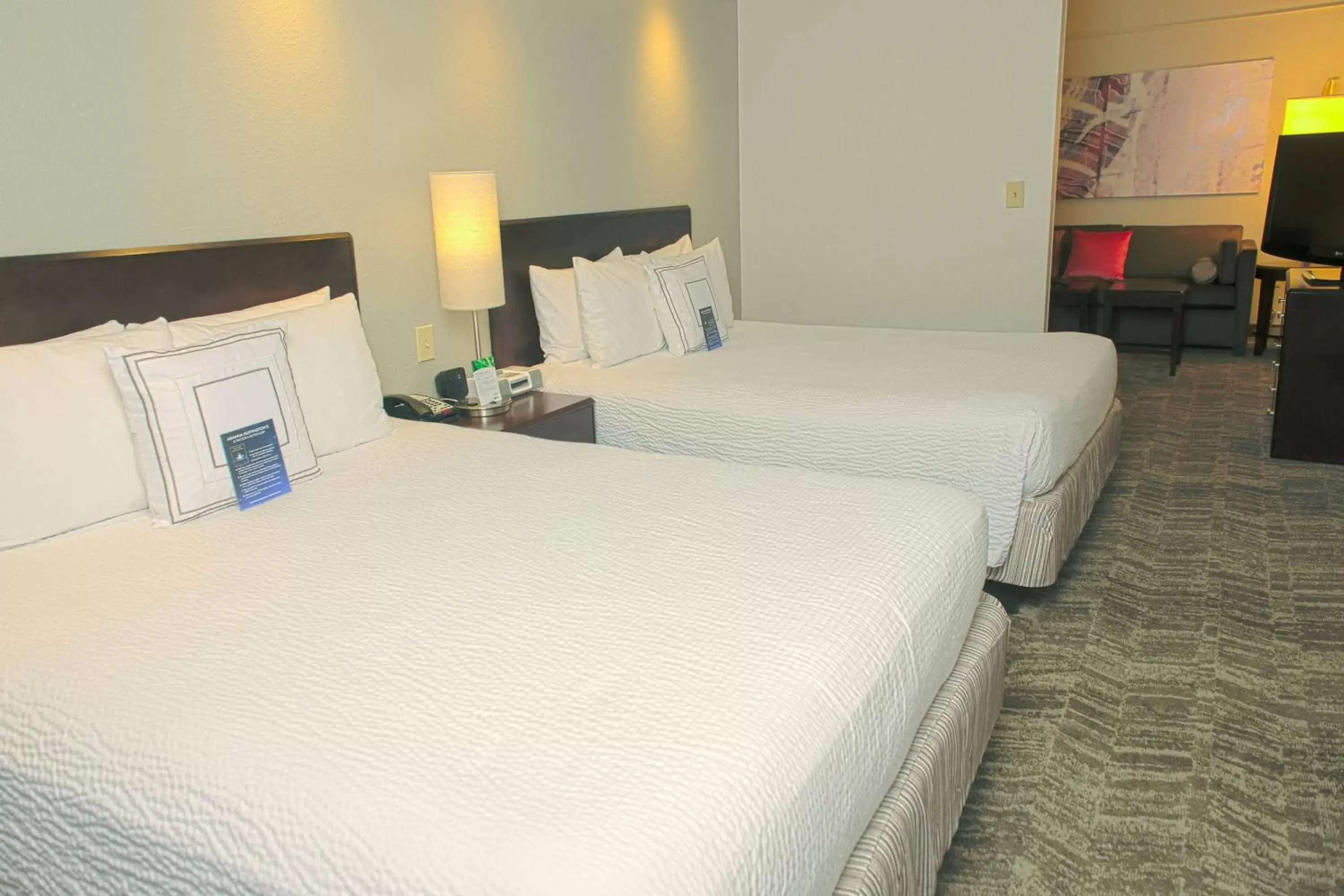 Photo of the whole room, Bed in SpringHill Suites Houston Pearland