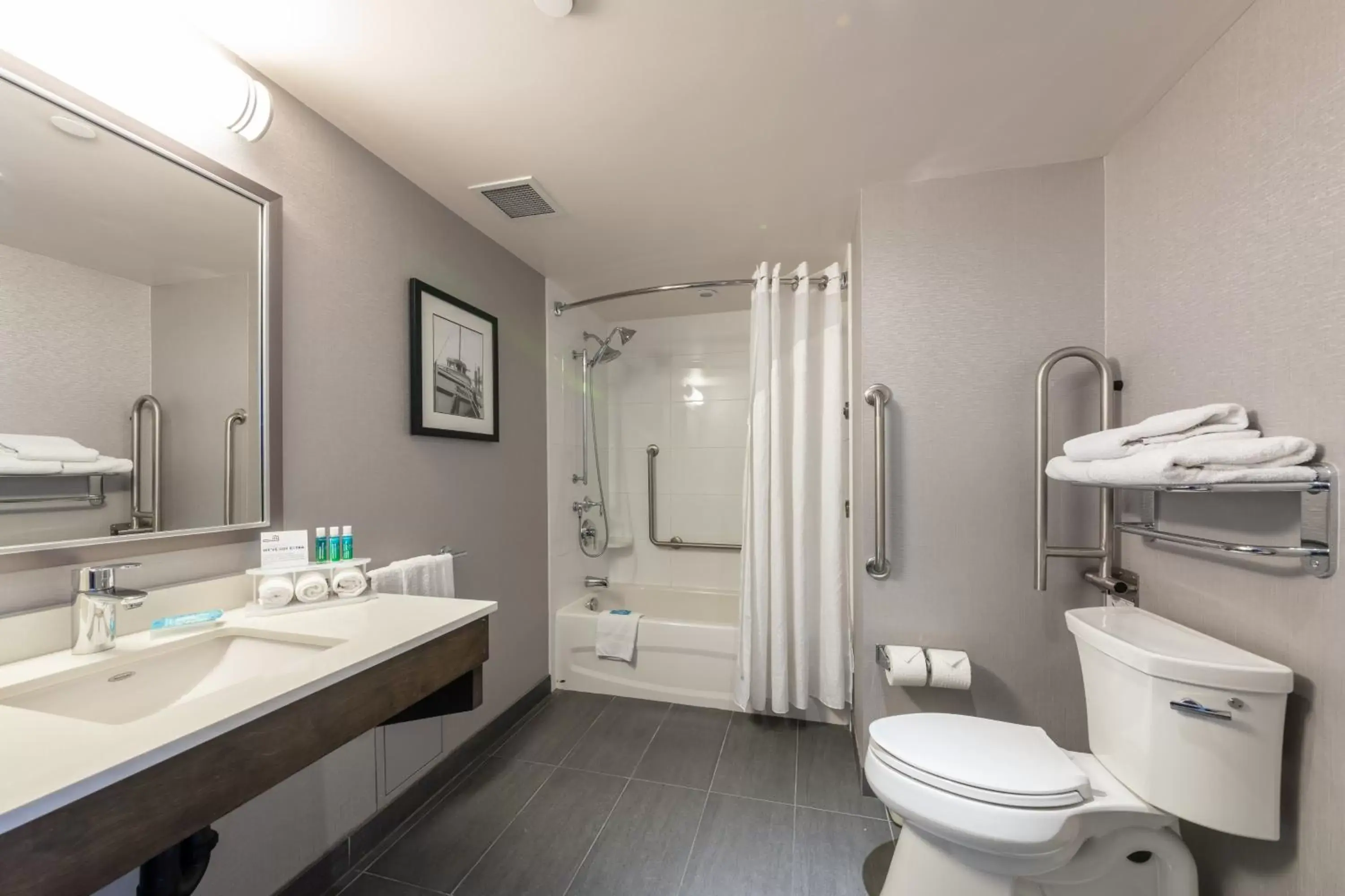 Bathroom in Holiday Inn Express & Suites Riverport Richmond, an IHG Hotel