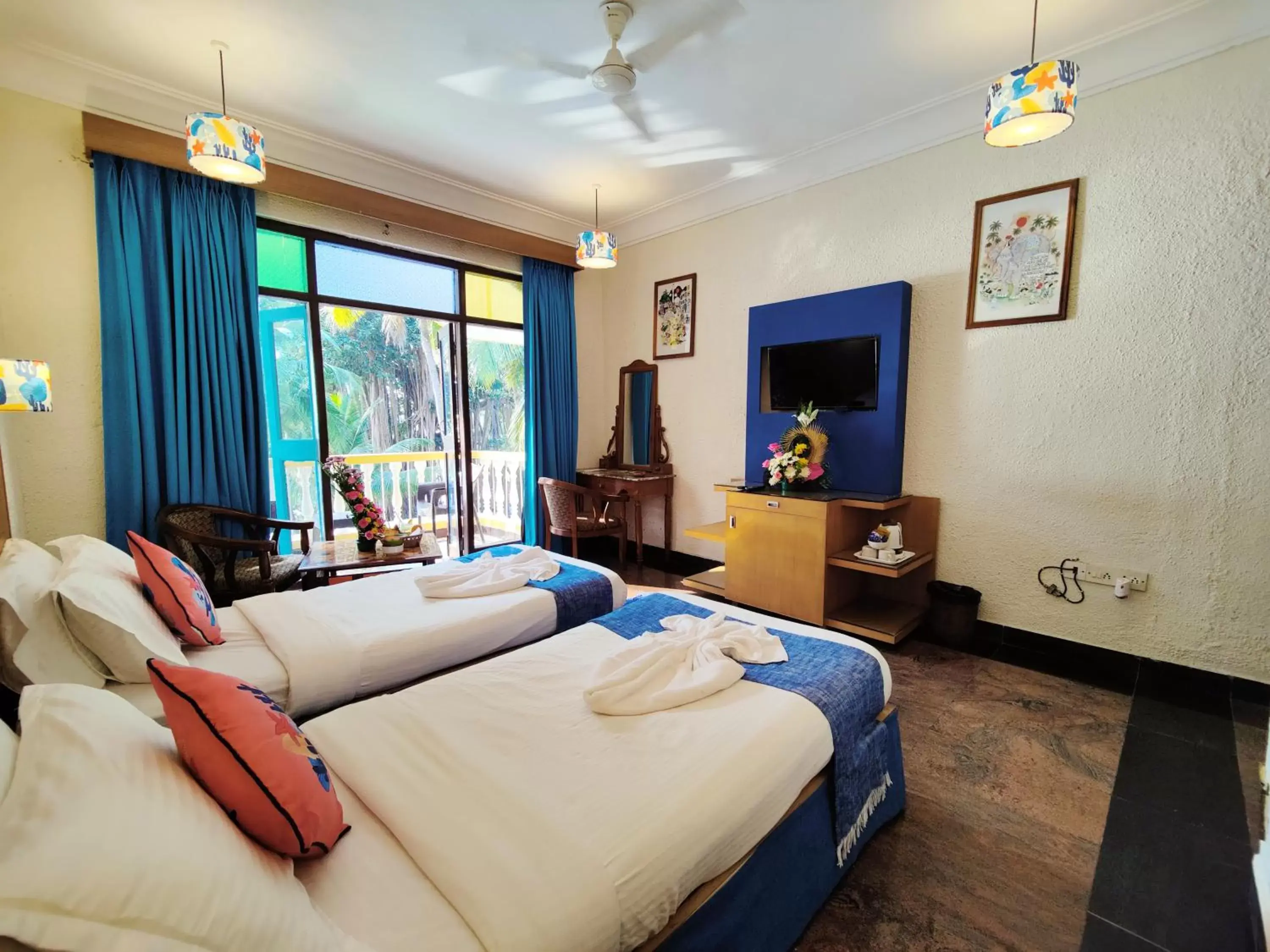 Bedroom in Bambolim Beach Resort