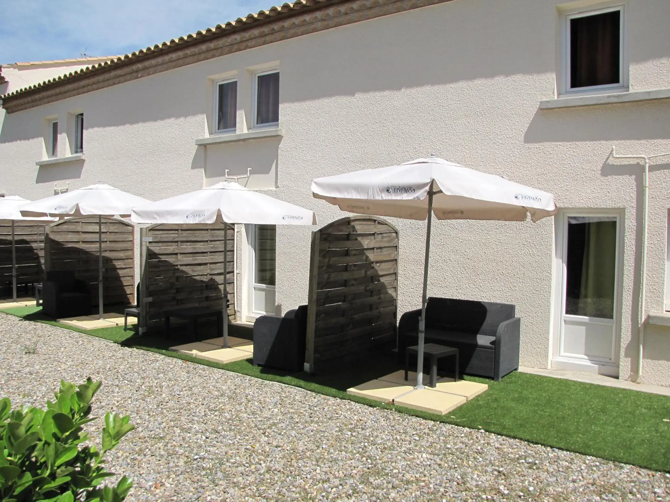 Balcony/Terrace in Brit Hotel Bosquet Carcassonne Cit