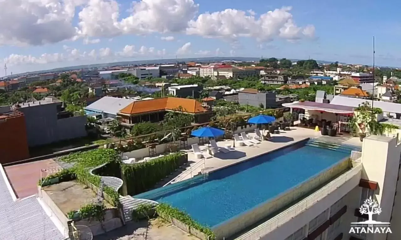 Swimming pool, Pool View in Atanaya Kuta Bali