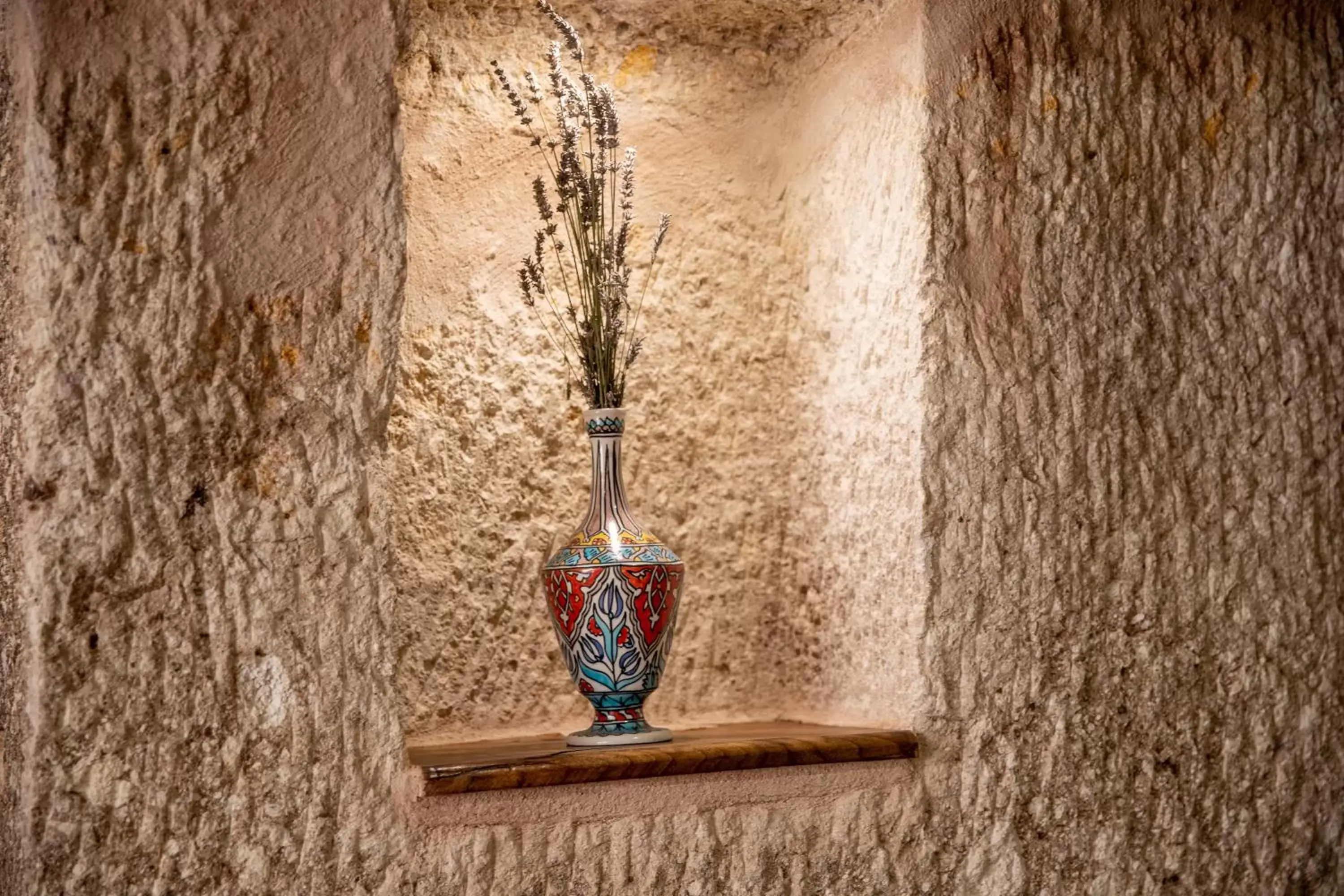 Decorative detail in Aza Cave Cappadocia