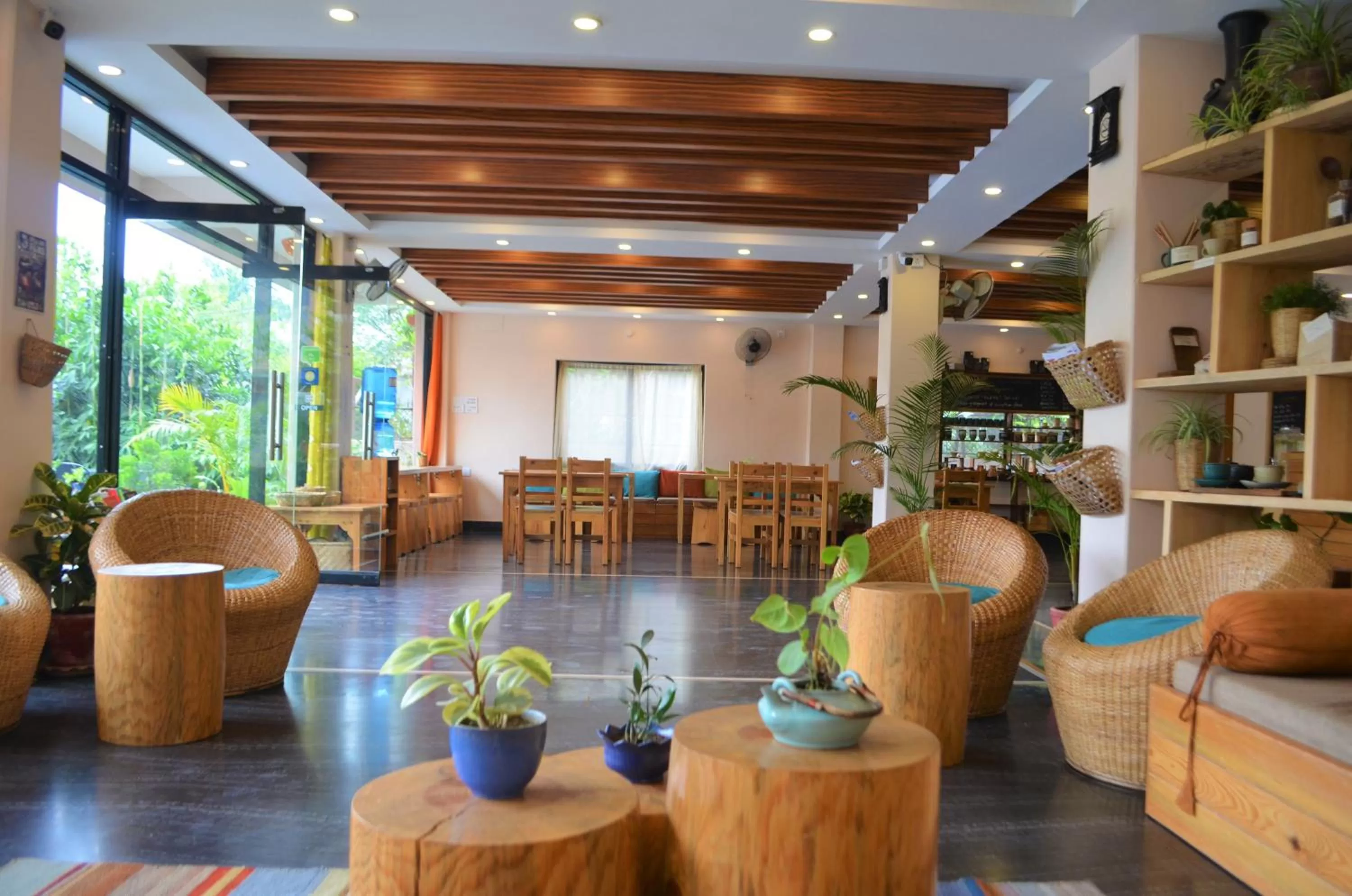 Lobby or reception in Hotel Karuna
