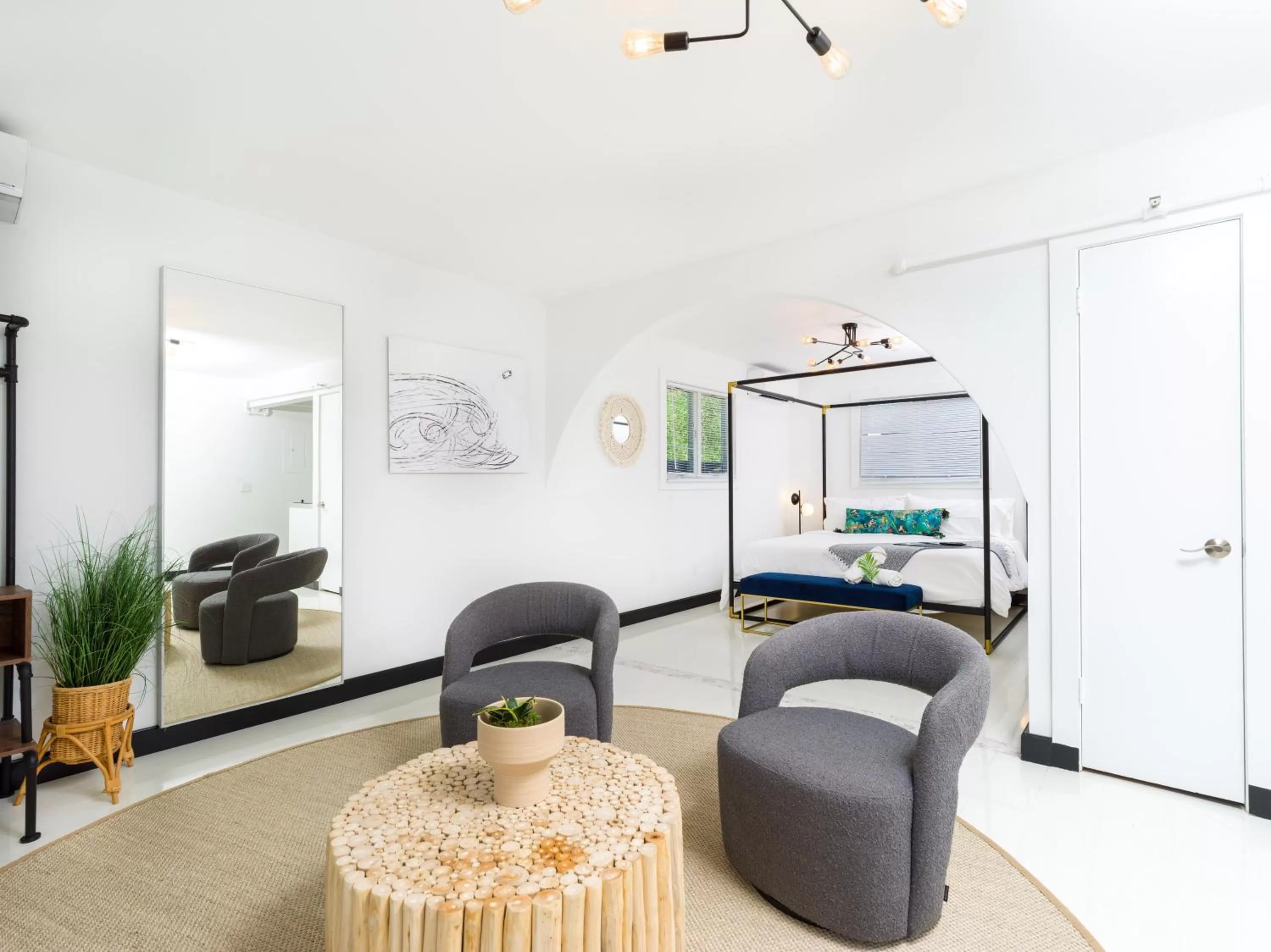 Bedroom, Seating Area in Aqua by American Beech - Adults Only