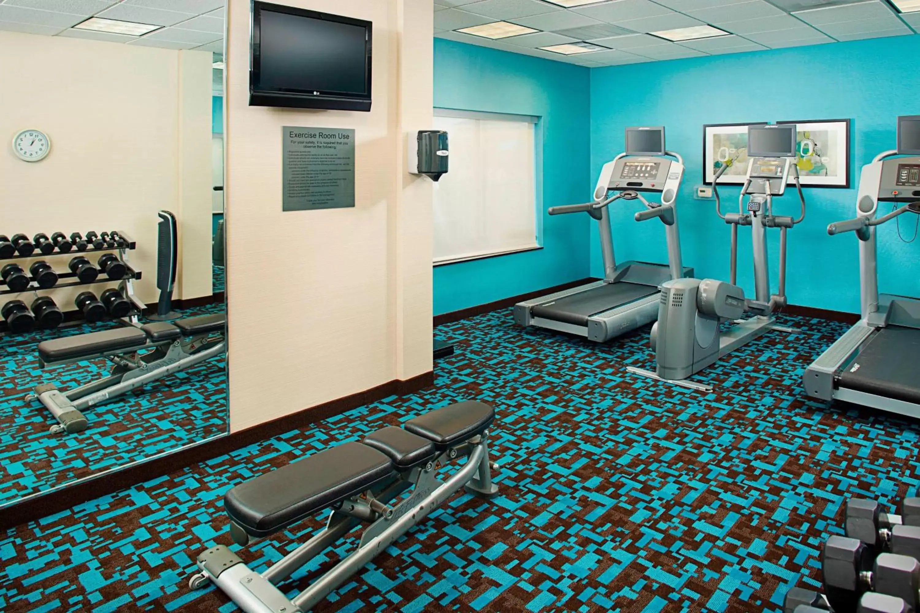 Fitness centre/facilities, Fitness Center/Facilities in Fairfield Inn & Suites by Marriott San Antonio SeaWorld / Westover Hills