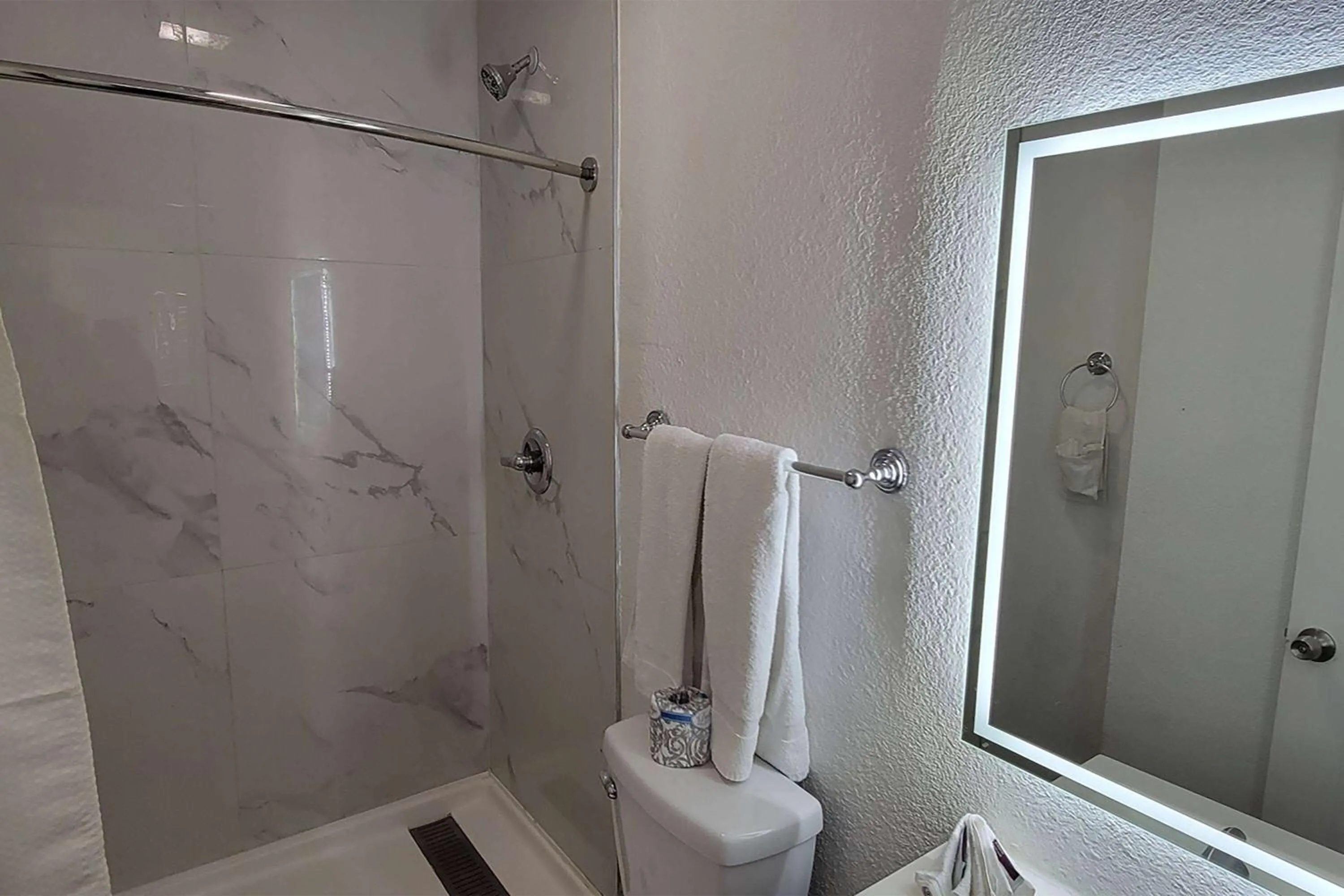 Bathroom in Super 8 by Wyndham El Centro North