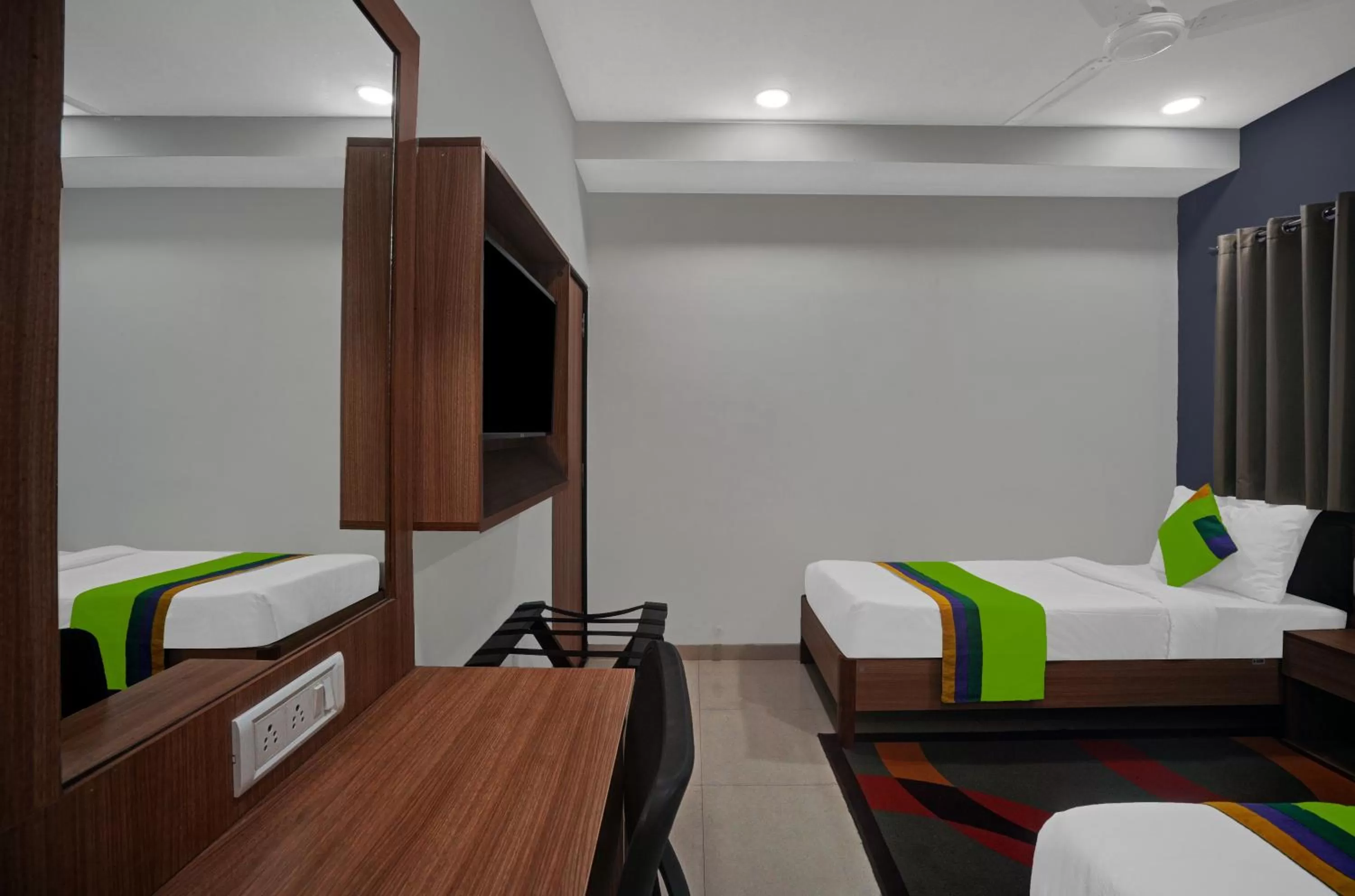 Bed in Treebo Trend Wow - Surat Station