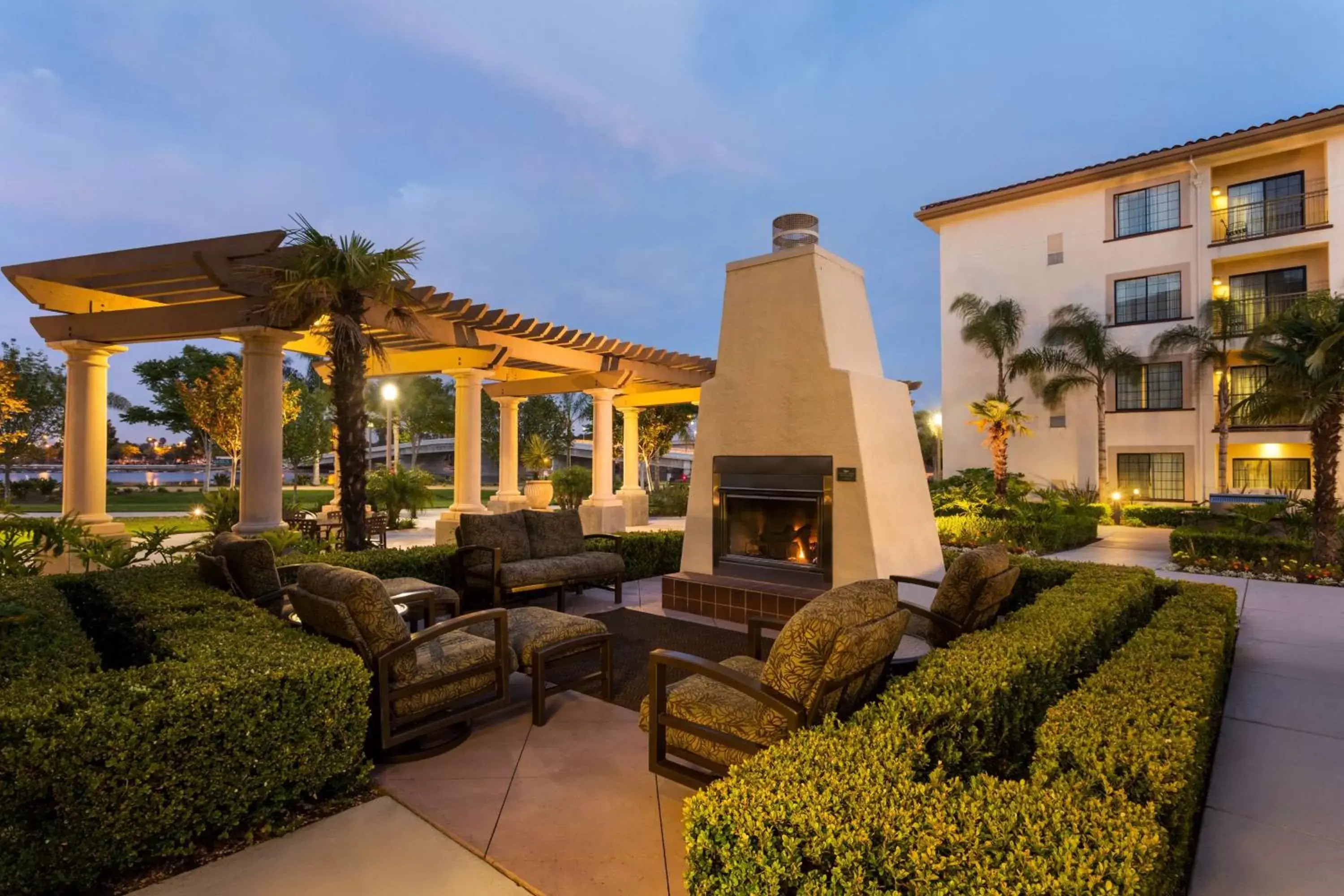 Patio in Homewood Suites by Hilton San Diego Airport-Liberty Station