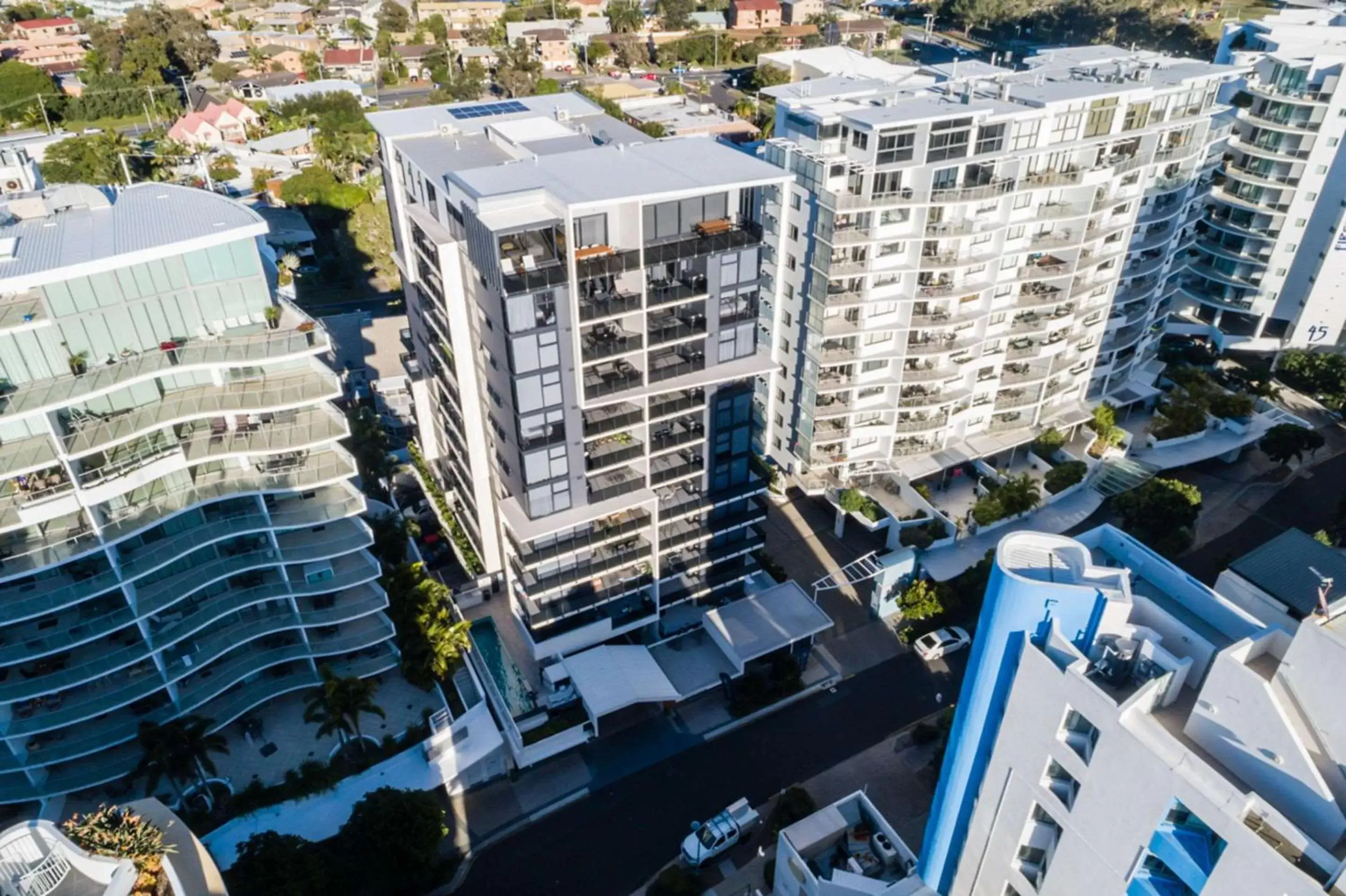 Property building, Bird's-eye View in First Light Mooloolaba, Ascend Hotel Collection