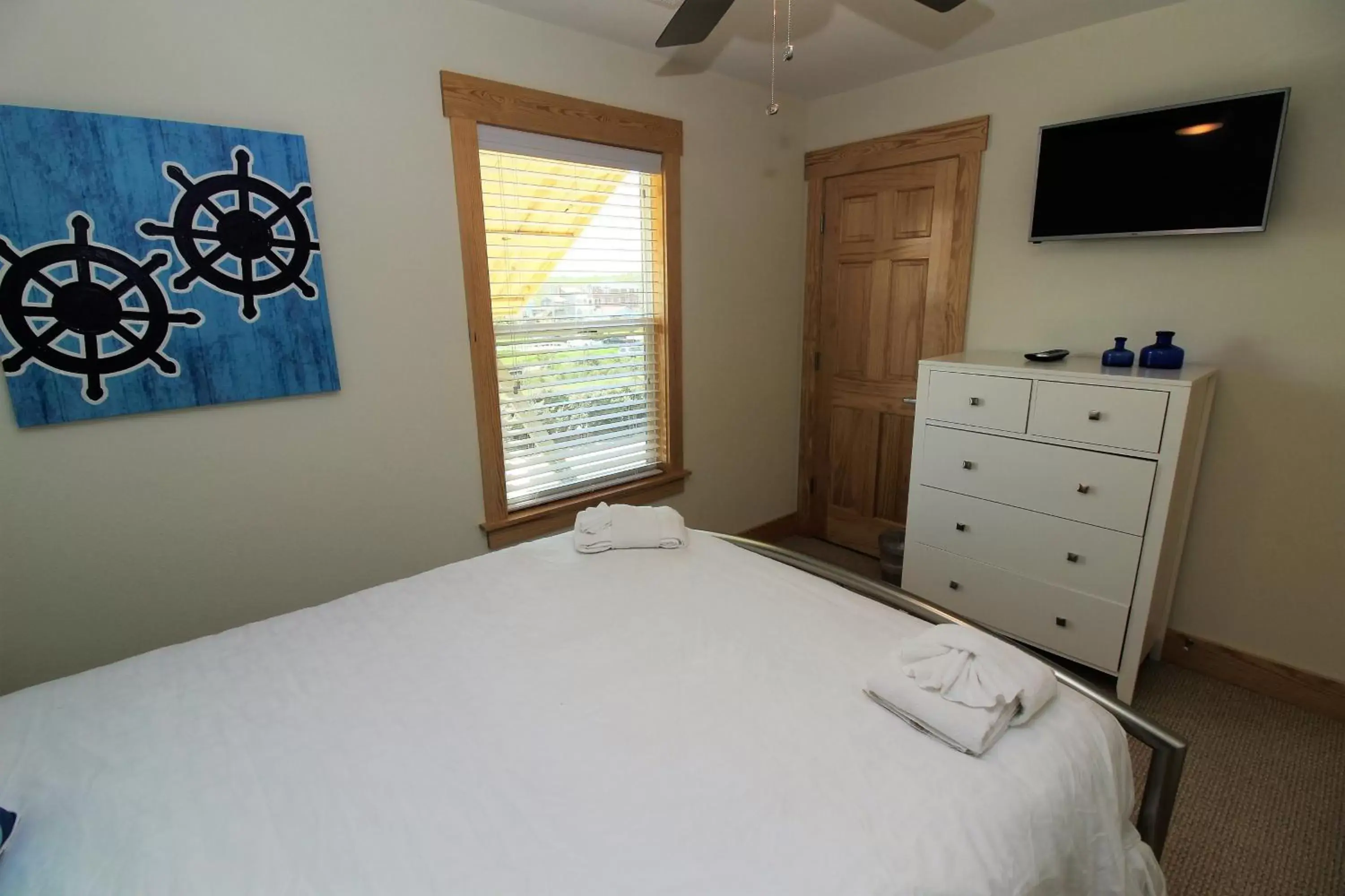 Bedroom, Bed in Whalebone Ocean Cottages by KEES Vacations