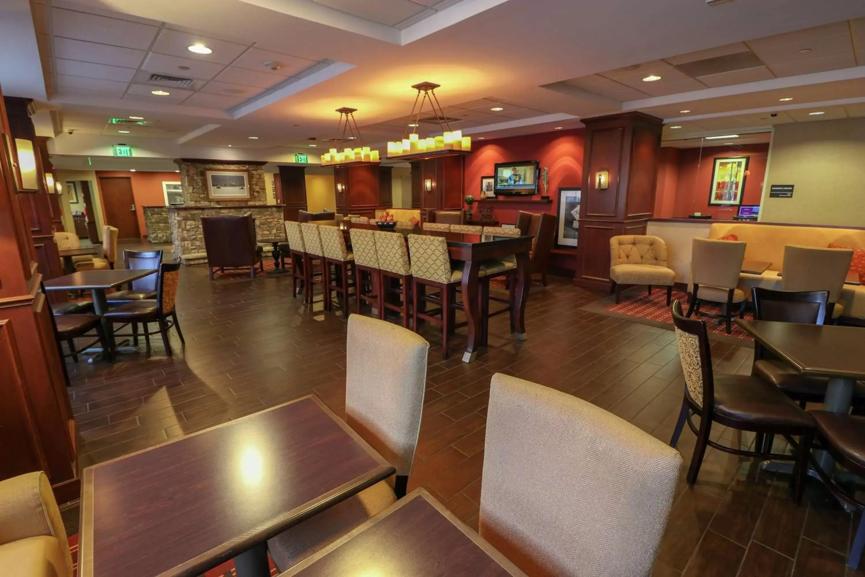 Lobby or reception, Restaurant/Places to Eat in Hampton Inn Lincolnton