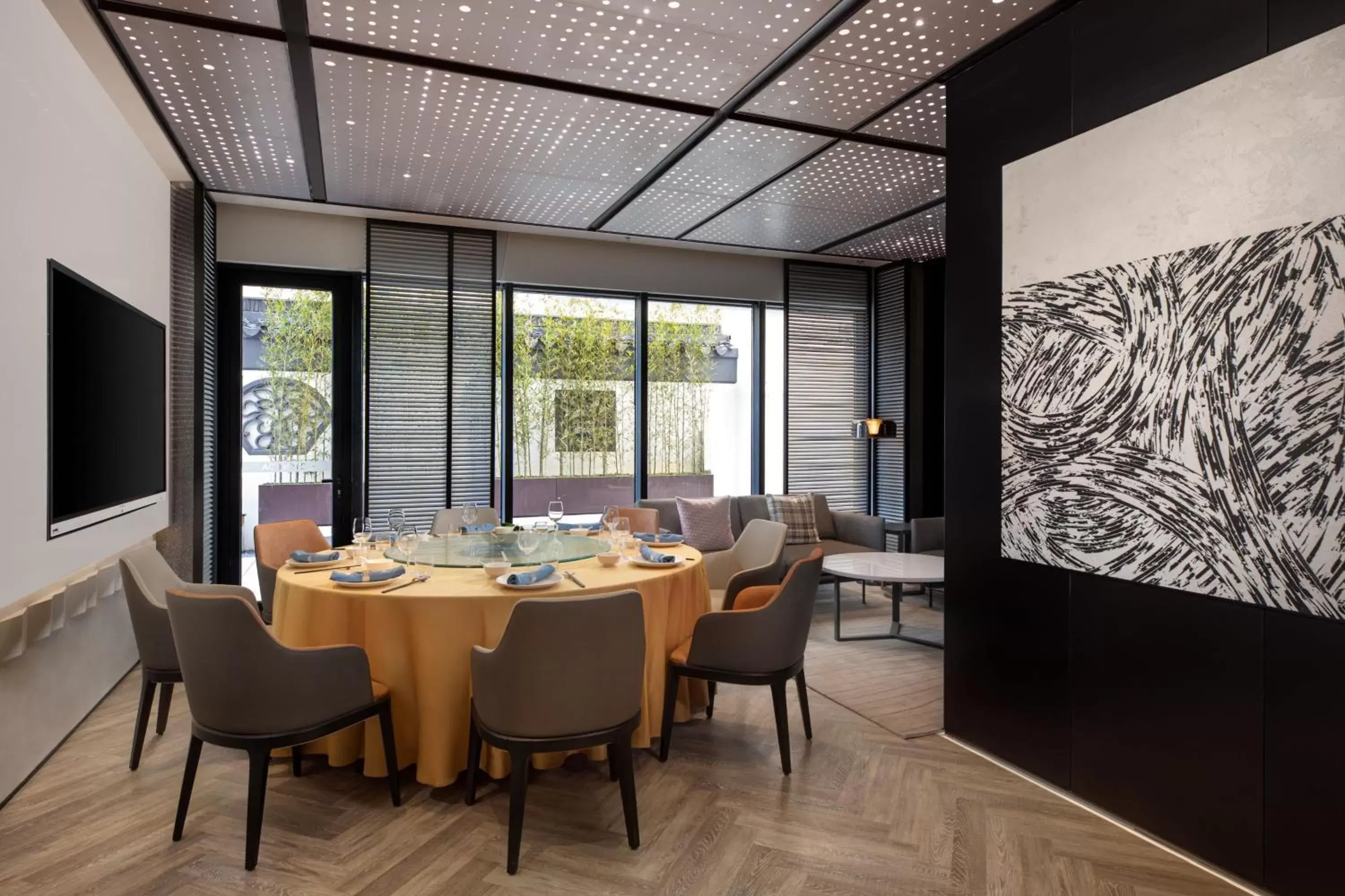 Meeting/conference room, Restaurant/Places to Eat in AC Hotel by Marriott Suzhou China