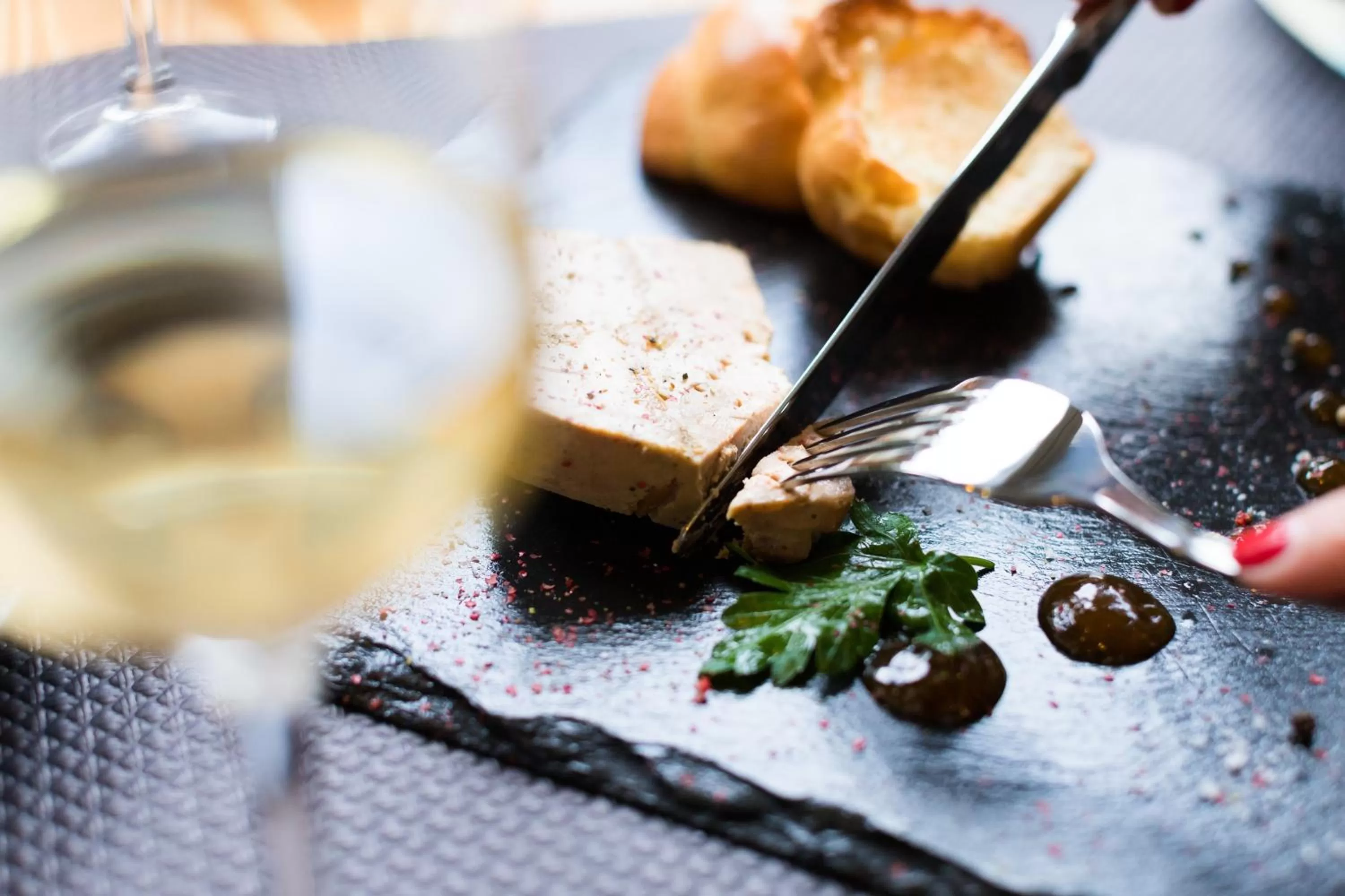 Restaurant/places to eat in Hotel de la Terrasse