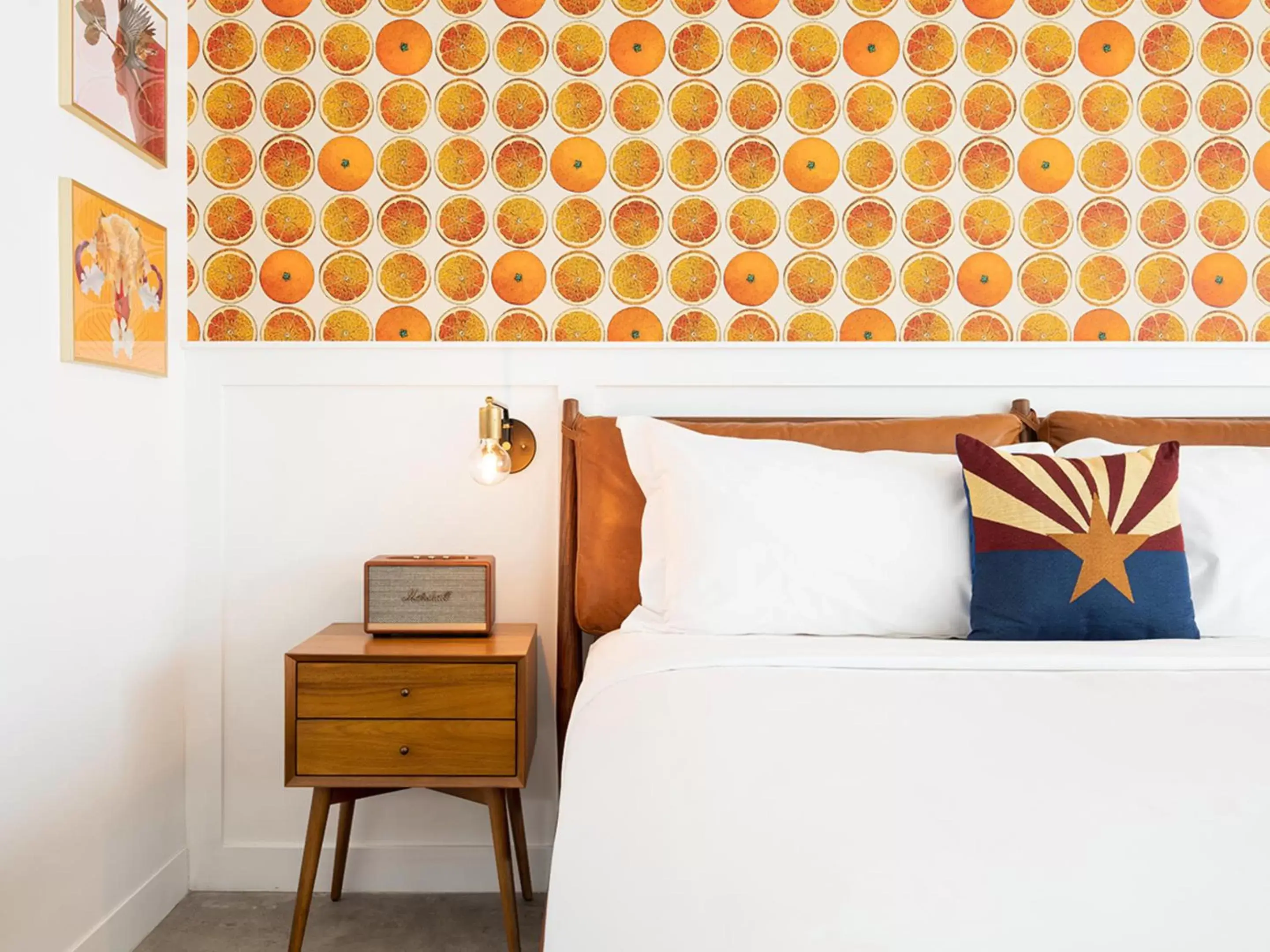 Decorative detail, Bed in RISE Uptown Decorative detail, Bed in RISE Uptown