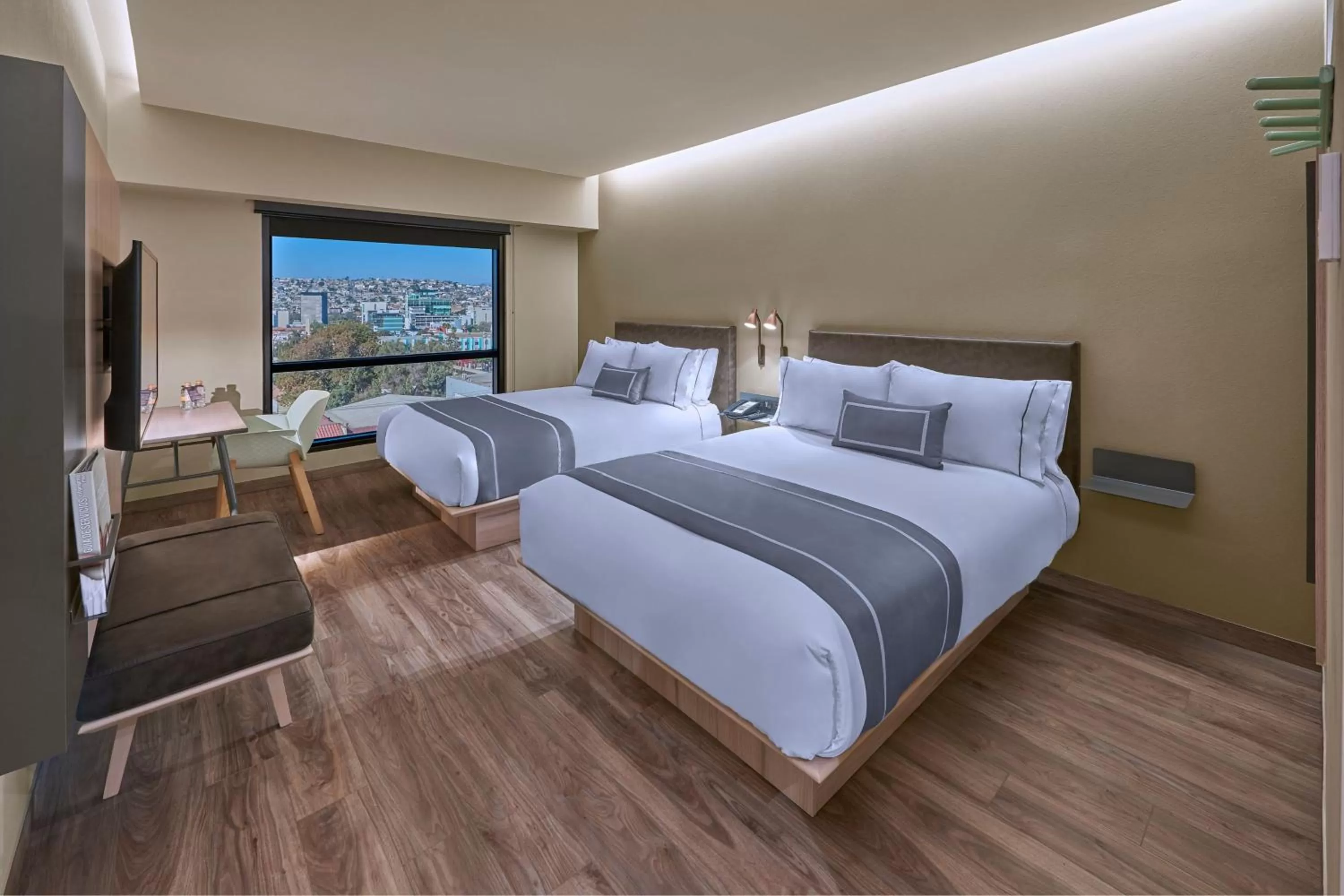 Bedroom, Bed in City Express Plus by Marriott Tijuana