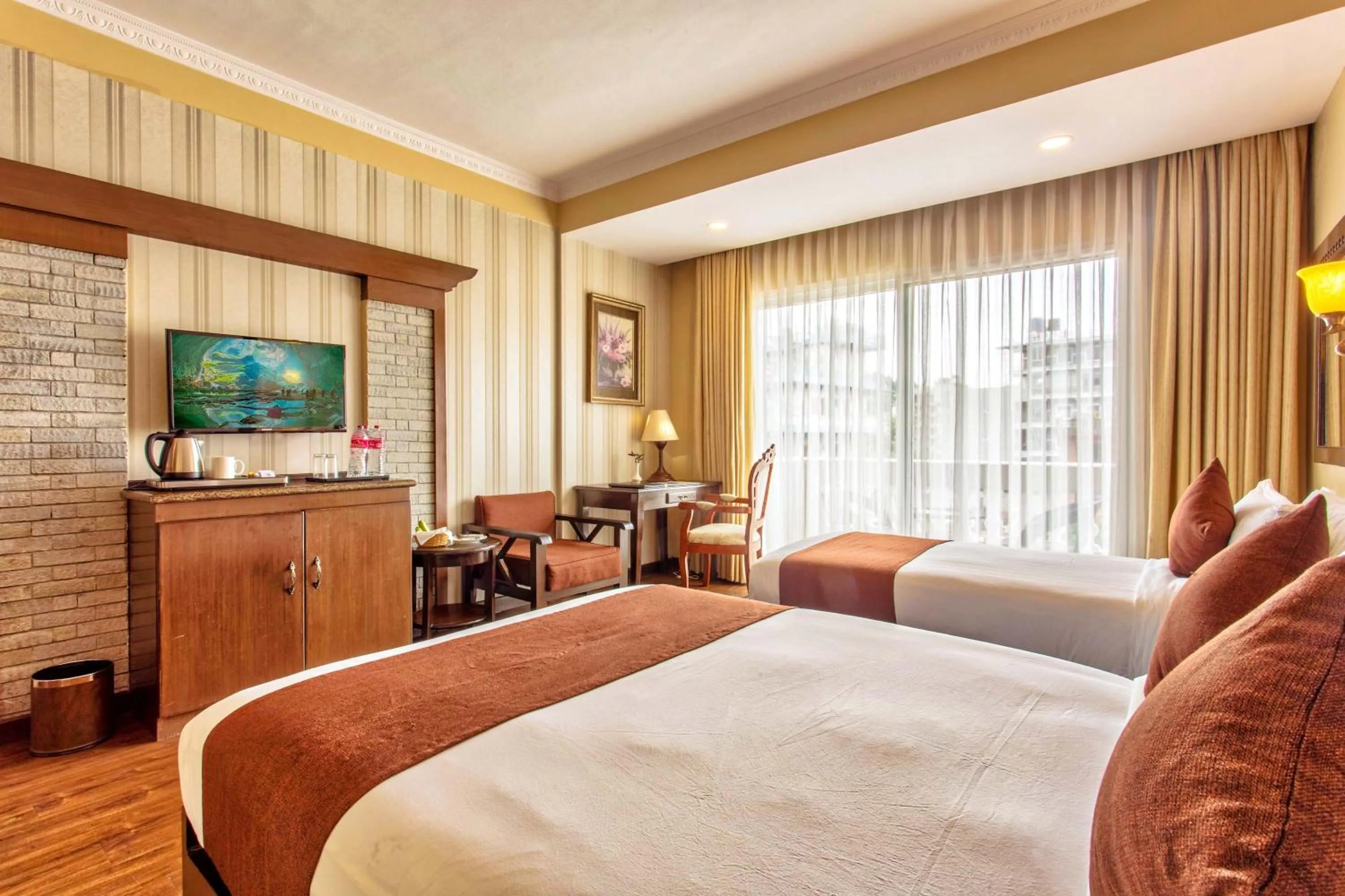 Decorative detail in Da Yatra Courtyard Hotel