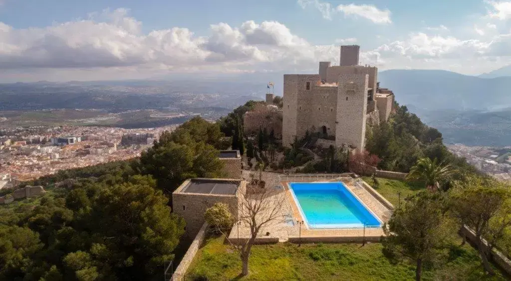 Swimming pool, Pool View in Parador de Jaén